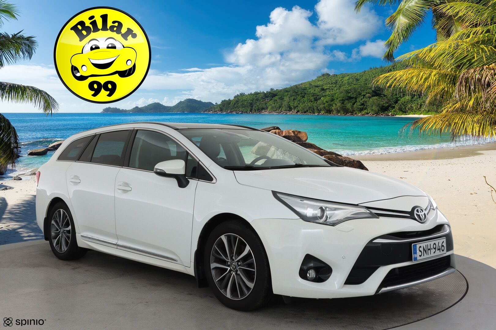 Toyota Avensis 2015 2,0 Valvematic Premium Touring Sports Multidrive S **Muistipenkki / Panorama / P.kamera / Mustat nahat / LED** - Merkkihuollettu / Kahdet renkaat aluvanteilla