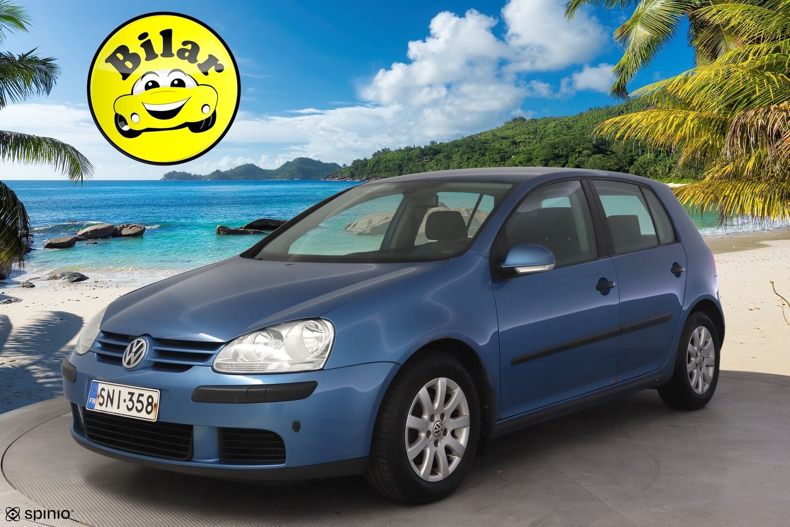 Volkswagen Golf 2005 4D GOLF HATCHBACK 1.6-1K/258 - | MYYDÄÄN HUUTOKAUPAT.COMISSA | Suomi-auto | Vakkari | 2x renkaat vanteilla |