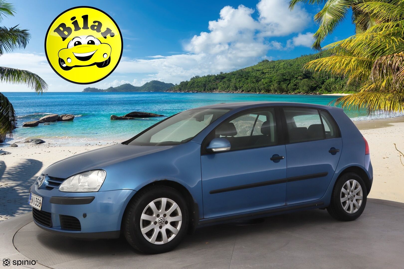Volkswagen Golf 2005 4D GOLF HATCHBACK 1.6-1K/258 - | MYYDÄÄN HUUTOKAUPAT.COMISSA | Suomi-auto | Vakkari | 2x renkaat vanteilla |