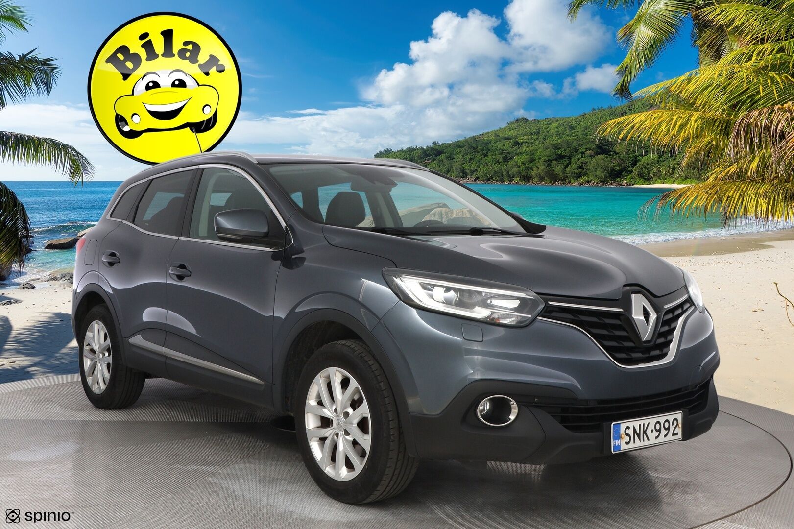 Renault Kadjar 2015 Energy TCe 130 Zen - Suomiauto | Vetokoukku | Lohko&Sisä | Vakkari | Puolinahkapenkit | Navi