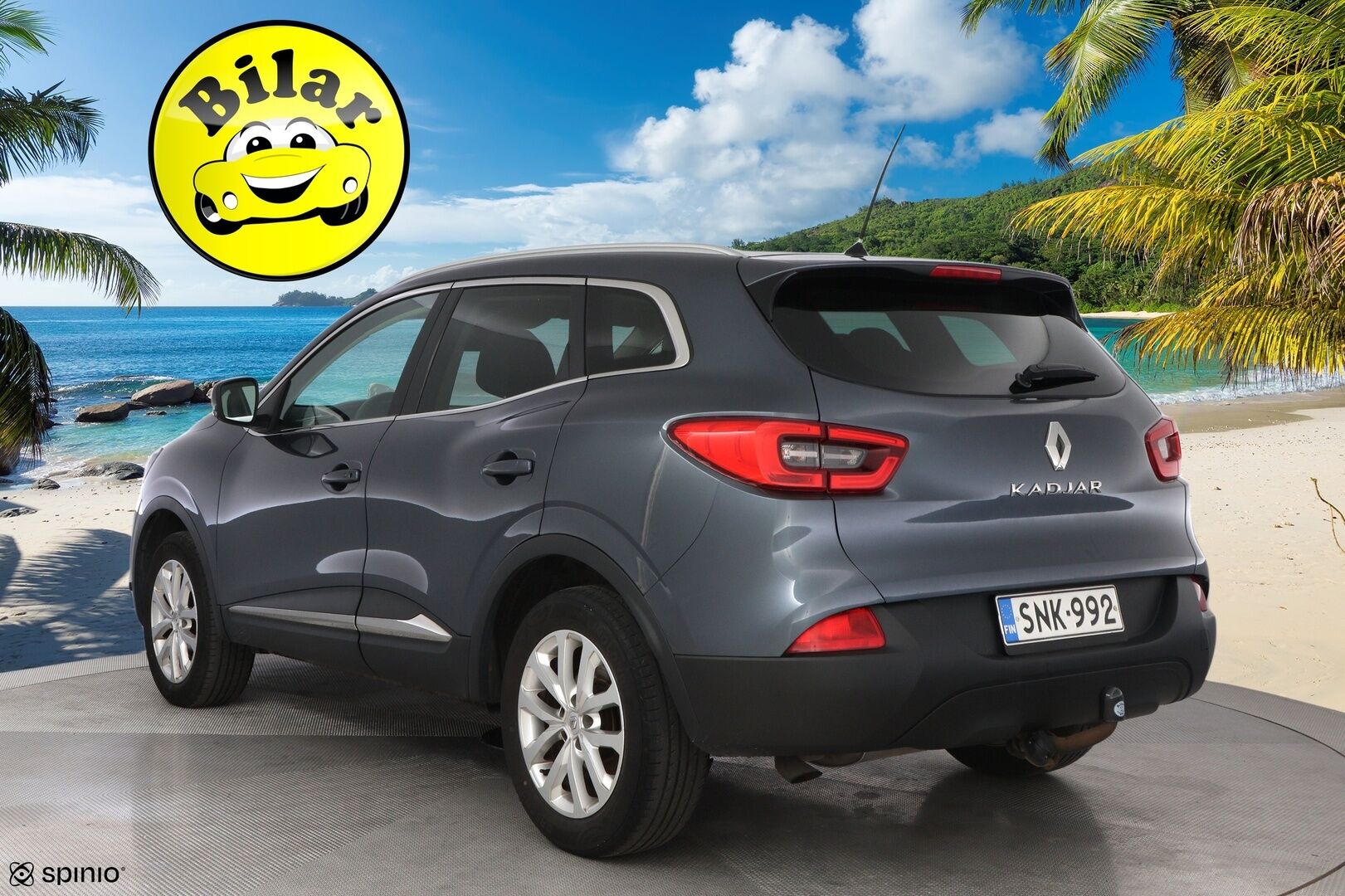Renault Kadjar 2015 Energy TCe 130 Zen - Suomiauto | Vetokoukku | Lohko&Sisä | Vakkari | Puolinahkapenkit | Navi
