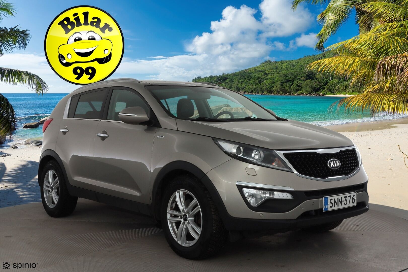 Kia Sportage 2015 2,0 AWD CRDi-R Business Premium A/T * Vakkari / Panorama / P.kamera / Navi / KeylessGo / Koukku / Lohko / Puolinahat * - Suomi-auto / Kahdet renkaat aluvanteilla - HULLUT JOULUT KORKOTARJOUS 2,49% 