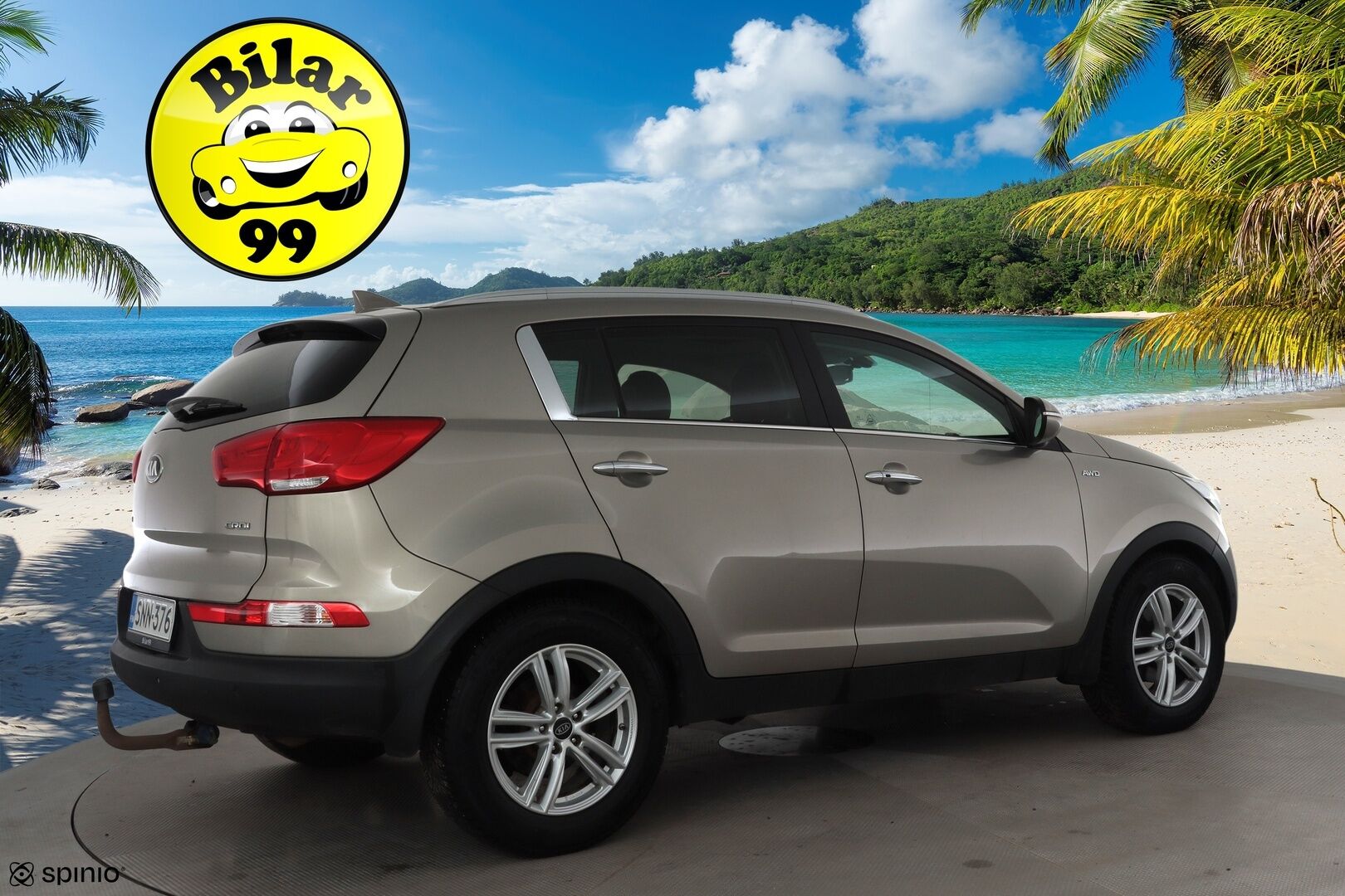 Kia Sportage 2015 2,0 AWD CRDi-R Business Premium A/T * Vakkari / Panorama / P.kamera / Navi / KeylessGo / Koukku / Lohko / Puolinahat * - Suomi-auto / Kahdet renkaat aluvanteilla - HULLUT JOULUT KORKOTARJOUS 2,49% 