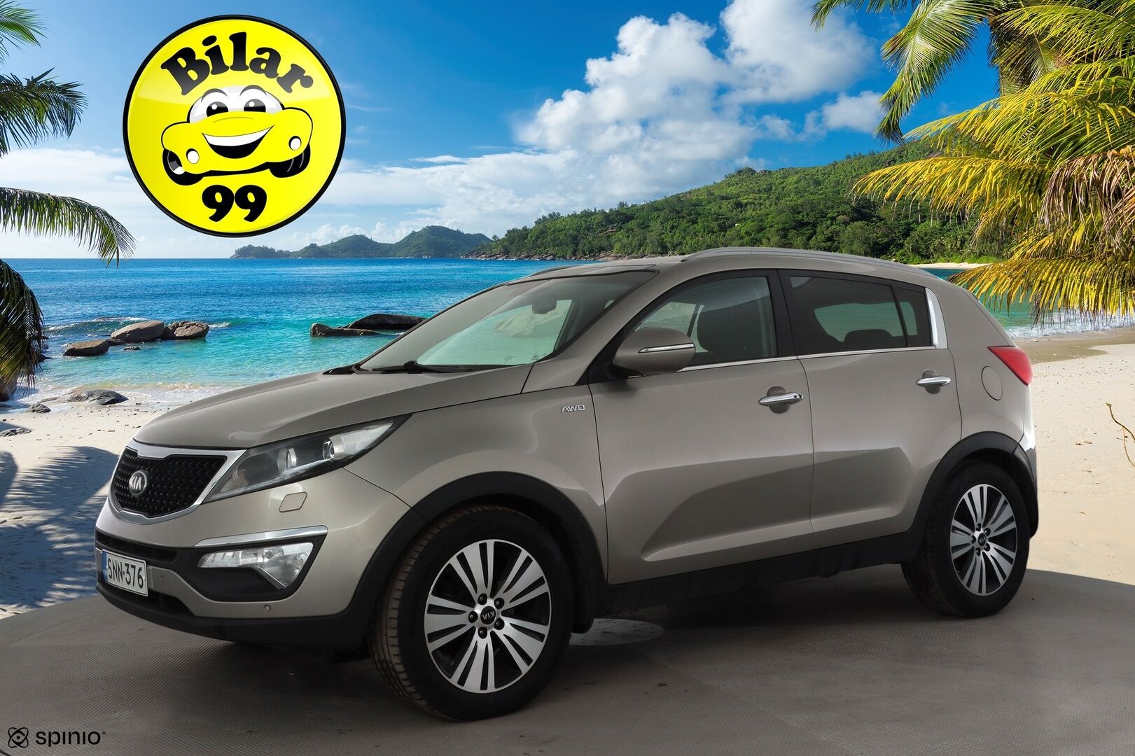 Kia Sportage 2015 2,0 AWD CRDi-R Business Premium A/T * Vakkari / Panorama / P.kamera / Navi / KeylessGo / Koukku / Lohko / Puolinahat * - Suomi-auto / Kahdet renkaat aluvanteilla - HULLUT JOULUT KORKOTARJOUS 2,49% 
