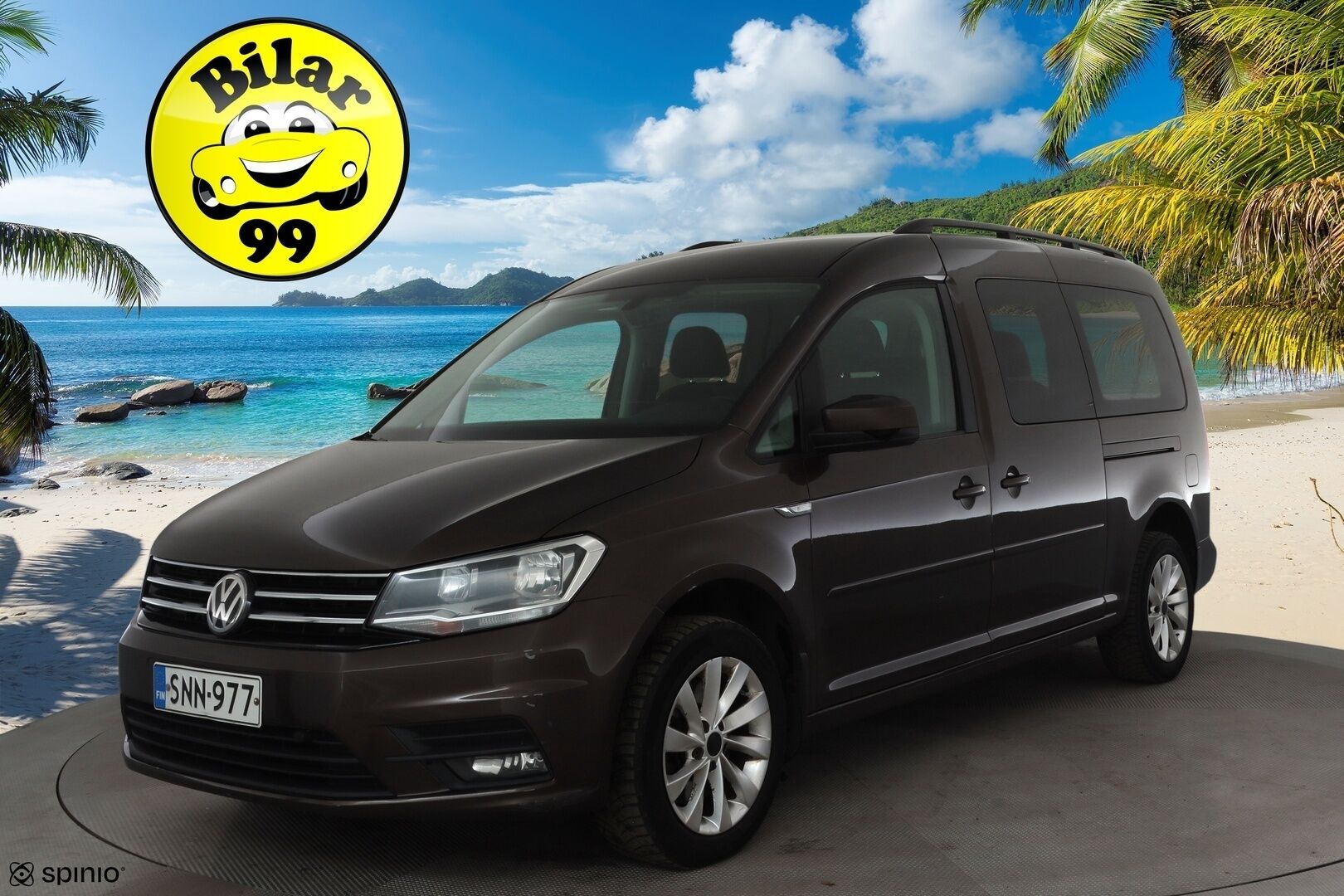 Volkswagen Caddy Maxi 2016 Comfortline 2,0 TDI 75kW DSG - | 7-PAIKKAINEN | Webasto | Vetokoukku | Vakkari | Bluetooth | P-Tutka | Upea |