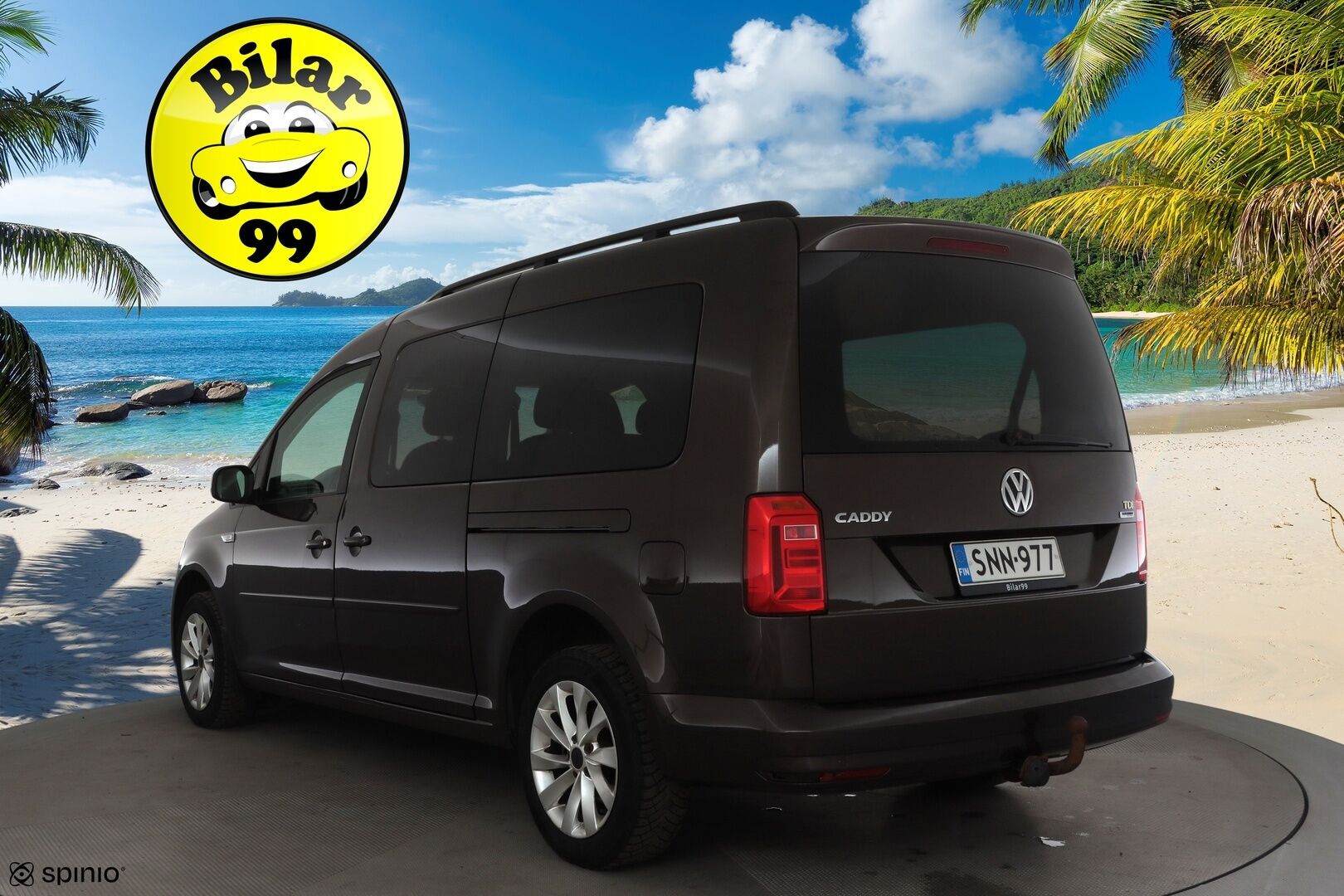 Volkswagen Caddy Maxi 2016 Comfortline 2,0 TDI 75kW DSG 7-P * 1-om Suomi-auto / Webasto / Vakkari / Bluetooth / P.Tutka * - Kahdet renkaat aluvanteilla