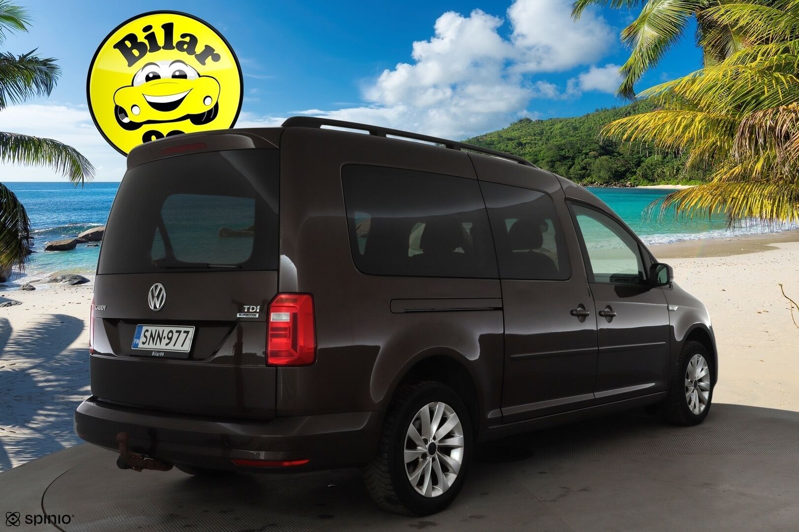Volkswagen Caddy Maxi 2016 Comfortline 2,0 TDI 75kW DSG - | 7-PAIKKAINEN | Webasto | Vetokoukku | Vakkari | Bluetooth | P-Tutka | Upea |