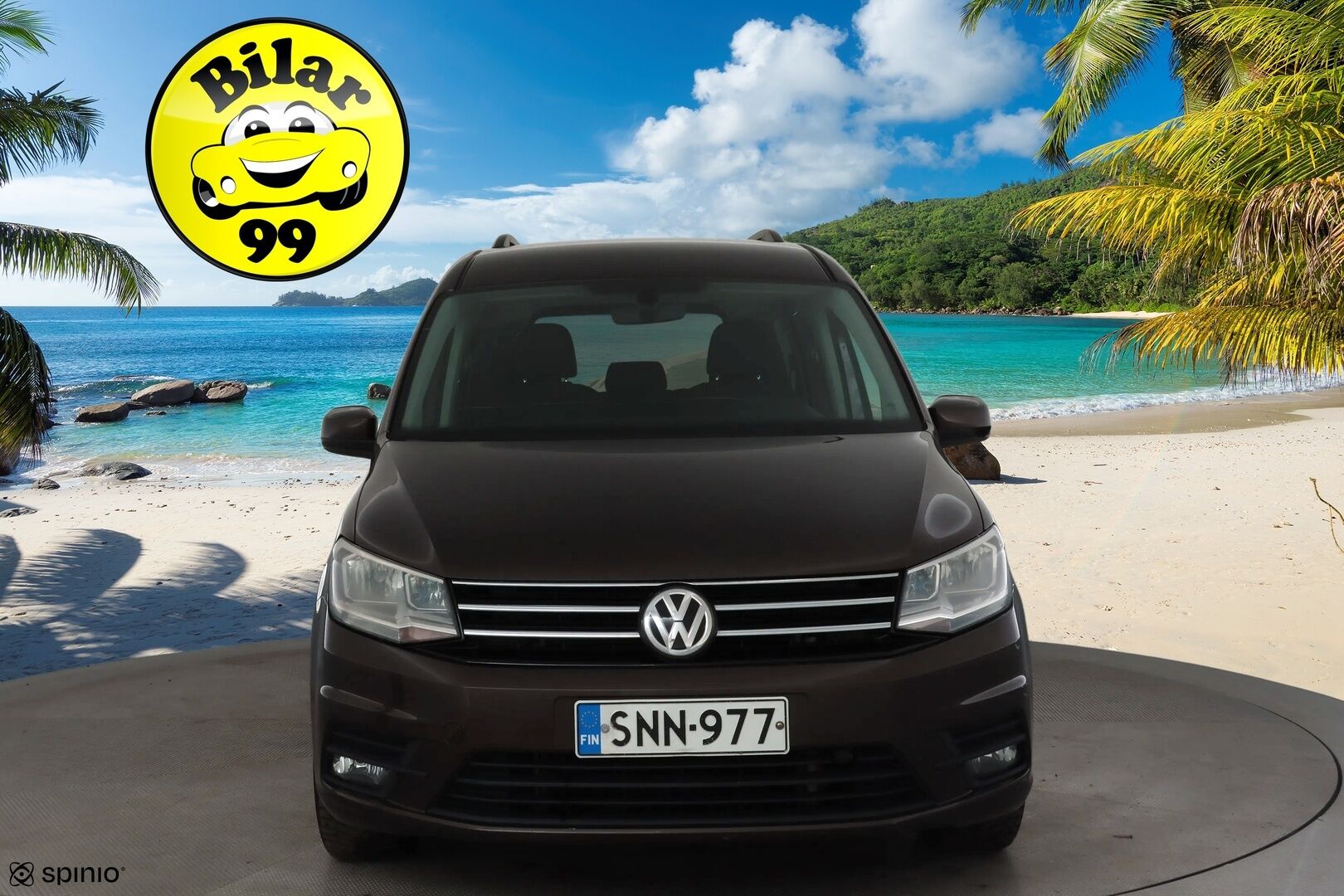 Volkswagen Caddy Maxi 2016 Comfortline 2,0 TDI 75kW DSG 7-P * 1-om Suomi-auto / Webasto / Vakkari / Bluetooth / P.Tutka * - Kahdet renkaat aluvanteilla