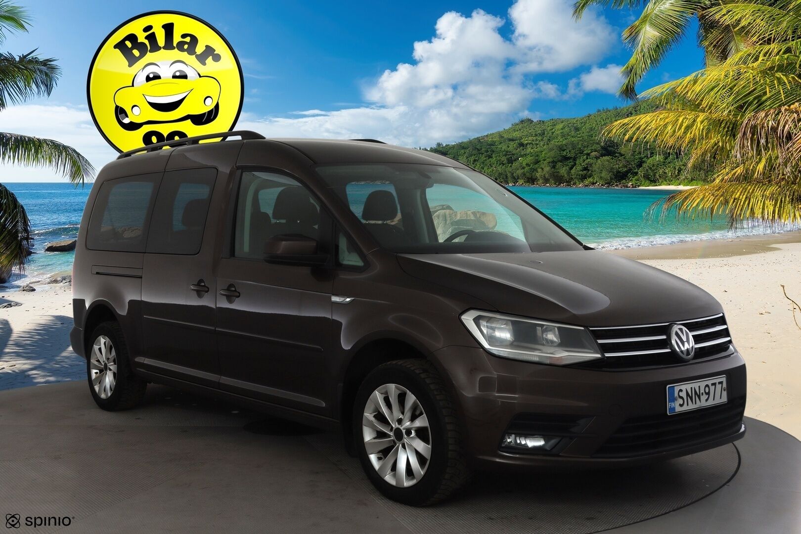 Volkswagen Caddy Maxi 2016 Comfortline 2,0 TDI 75kW DSG - | 7-PAIKKAINEN | Webasto | Vetokoukku | Vakkari | Bluetooth | P-Tutka | Upea |