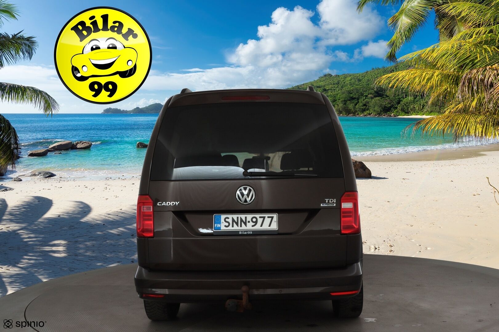 Volkswagen Caddy Maxi 2016 Comfortline 2,0 TDI 75kW DSG 7-P * 1-om Suomi-auto / Webasto / Vakkari / Bluetooth / P.Tutka * - Kahdet renkaat aluvanteilla