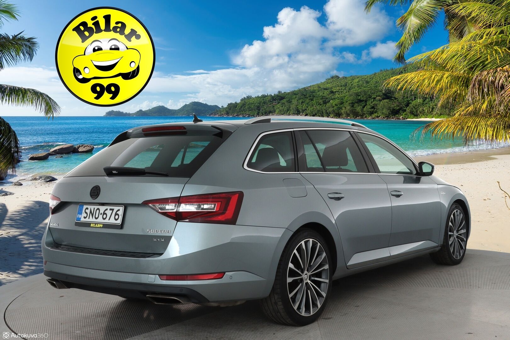 Skoda Superb 2016 Combi 2,0 TSI 280 4x4 L&K DSG Autom. **Panorama / Webasto / Koukku / Canton / Adapt. vakkari / Muistipenkki / P.kamera** - Suomi-auto / Apple&Android / Navi / Kaistavahti / Sähköluukku