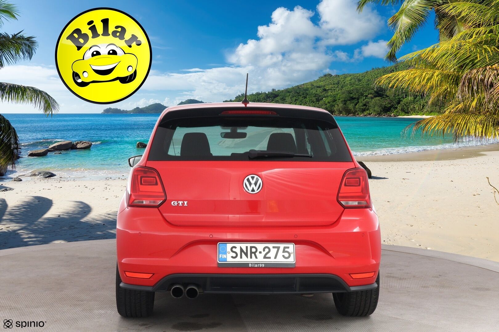 Volkswagen Polo 2016 GTI 1,8 TSI 141 kW (192 hv) DSG-automaatti - | Suomi-auto | Kattoluukku | Lohko | Kahdet renkaat |