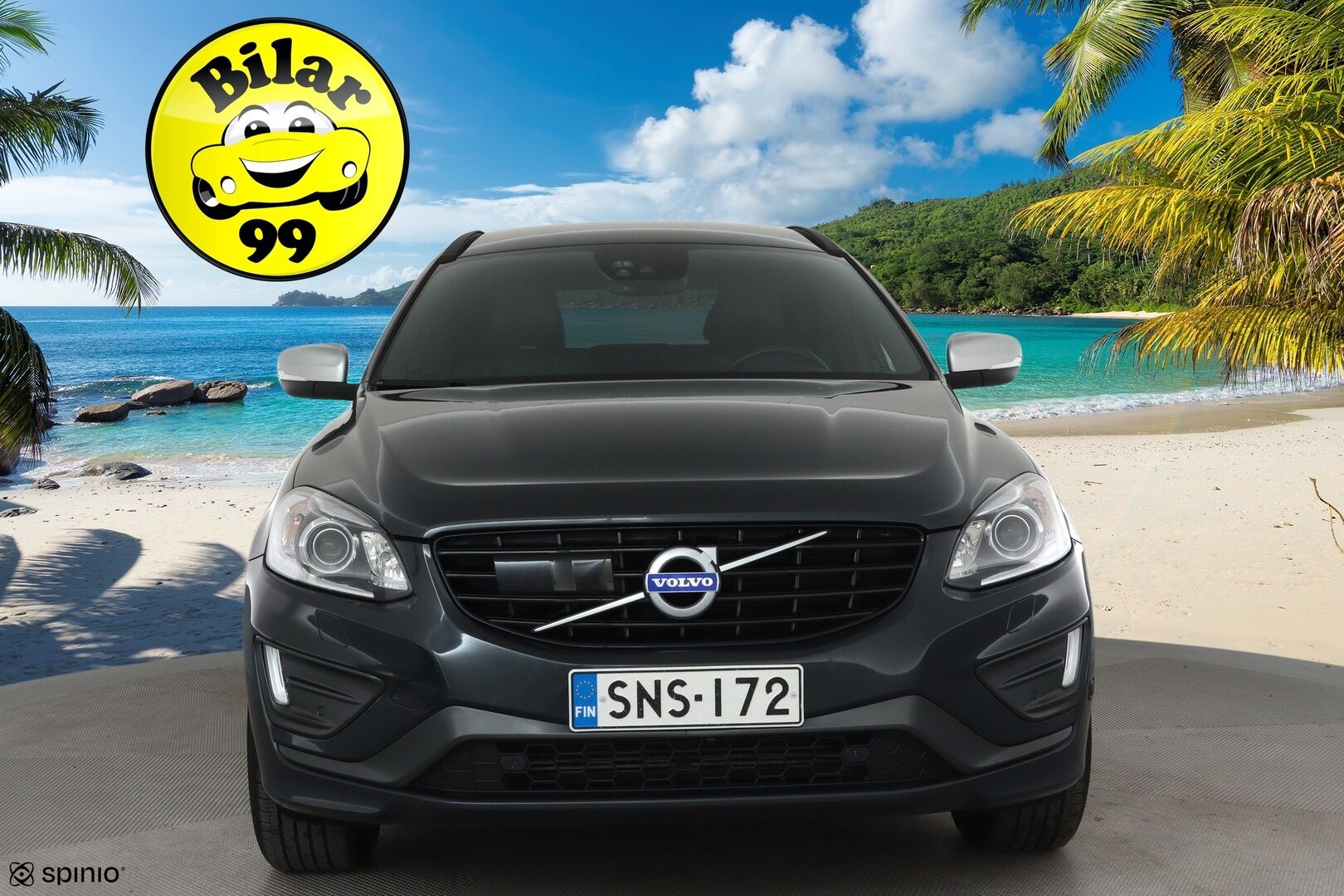 Volvo XC60 2017 D4 AWD R-Design Edition aut *ACC / Webasto / Navi / Aktiiv.Xenon / P.tutkat / Koukku / BLIS / KeylessGo* - Suomi-auto / Kahdet renkaat aluvanteilla / Merkkihuollettu