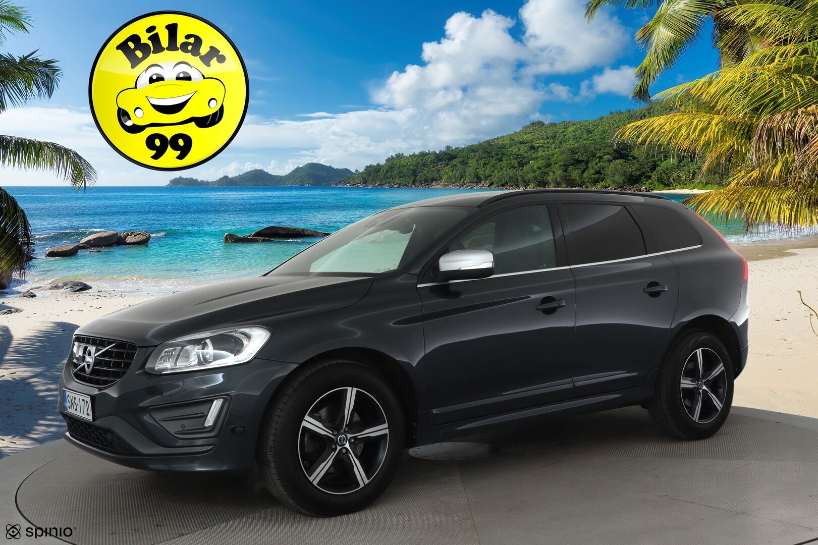 Volvo XC60 2017 D4 AWD R-Design Edition aut *ACC / Webasto / Navi / Aktiiv.Xenon / P.tutkat / Koukku / BLIS / KeylessGo* - Suomi-auto / Kahdet renkaat aluvanteilla / Merkkihuollettu