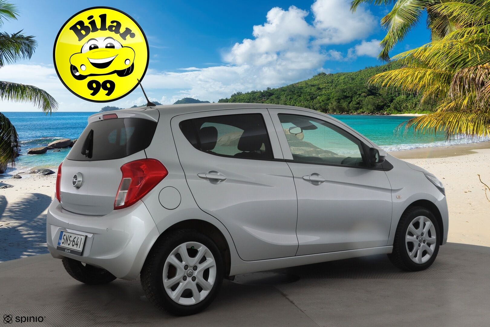 Opel Karl 2017 5-ov Enjoy 1,0 Ecotec 55kW MT5 * Suomi-auto / Vakkari / Radio / P.tutka / Kaistavahti / Lohkolämmitin / Ilmastointi / Ratinlämmitin * - 2xRenkaat 