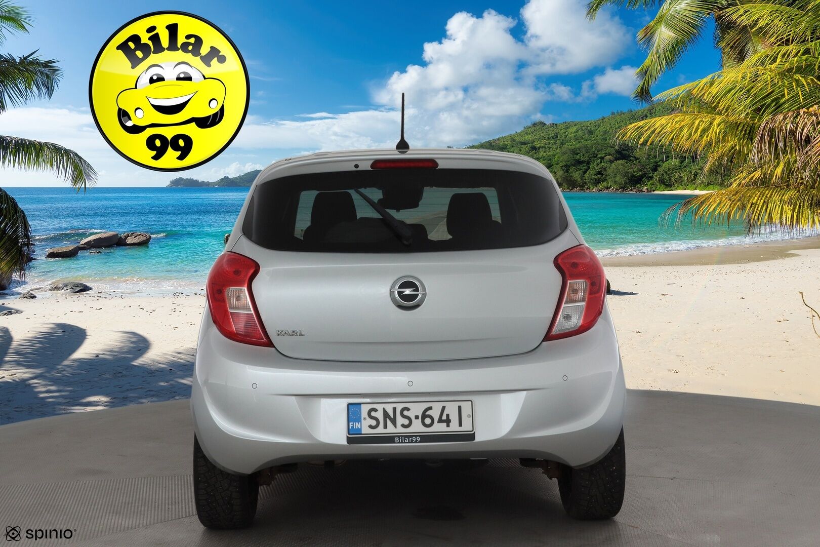 Opel Karl 2017 5-ov Enjoy 1,0 Ecotec 55kW MT5 * Suomi-auto / Vakkari / Radio / P.tutka / Kaistavahti / Lohkolämmitin / Ilmastointi / Ratinlämmitin * - 2xRenkaat - HULLUT VÄLIPÄIVÄT KORKOTARJOUS 2,49%