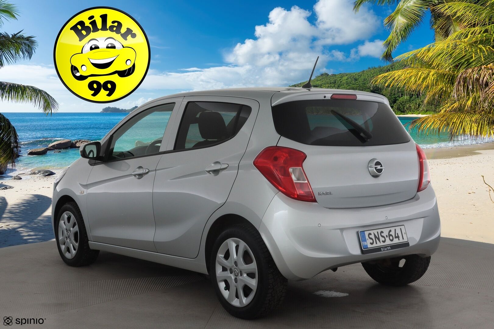 Opel Karl 2017 5-ov Enjoy 1,0 Ecotec 55kW MT5 * Suomi-auto / Vakkari / Radio / P.tutka / Kaistavahti / Lohkolämmitin / Ilmastointi / Ratinlämmitin * - 2xRenkaat - HULLUT VÄLIPÄIVÄT KORKOTARJOUS 2,49%