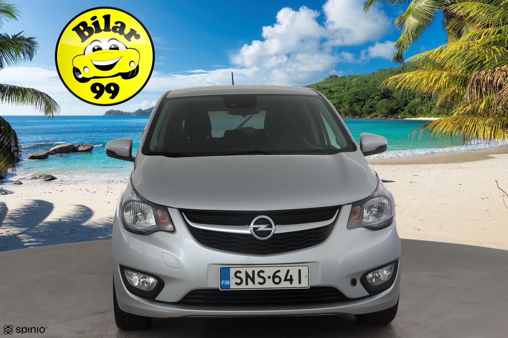 Opel Karl 2017 5-ov Enjoy 1,0 Ecotec 55kW MT5 * Suomi-auto / Vakkari / Radio / P.tutka / Kaistavahti / Lohkolämmitin / Ilmastointi / Ratinlämmitin * - 2xRenkaat - HULLUT VÄLIPÄIVÄT KORKOTARJOUS 2,49%