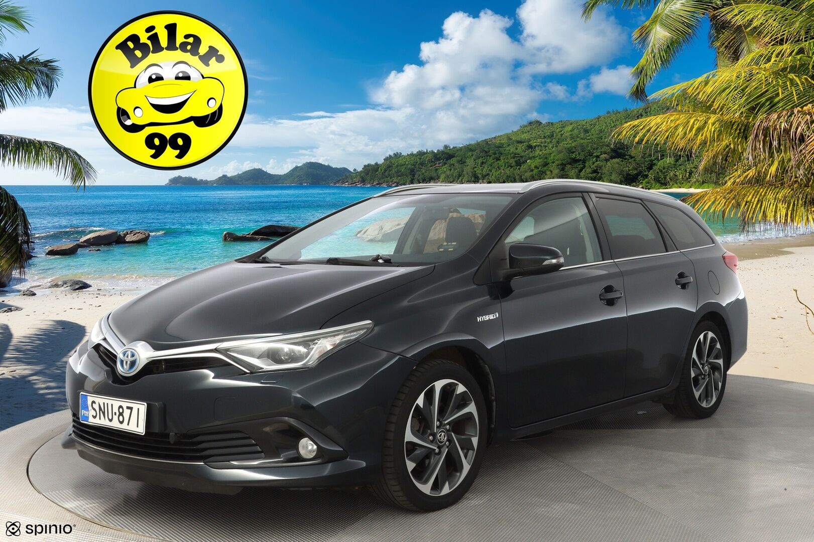 Toyota Auris 2016 Touring Sports 1,8 Hybrid Style * Lohko&Sisä / Vakkari / P.Kamera / Lasikatto / Keyless * - Suomi-auto / Juuri katsastettu / Facelift / Kahdet Toyotan vanteet
