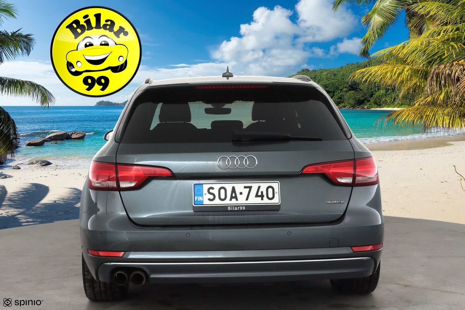 Audi A4 2017 Avant S-Line 2,0 TDI 140 kW quattro S tronic * ACC / Webasto / Digimittaristo / Sporttipenkit / LED / Navi * - Kahdet renkaat aluvanteilla - HULLUT AVAJAISHULINAT KORKOTARJOUS 3,29 %