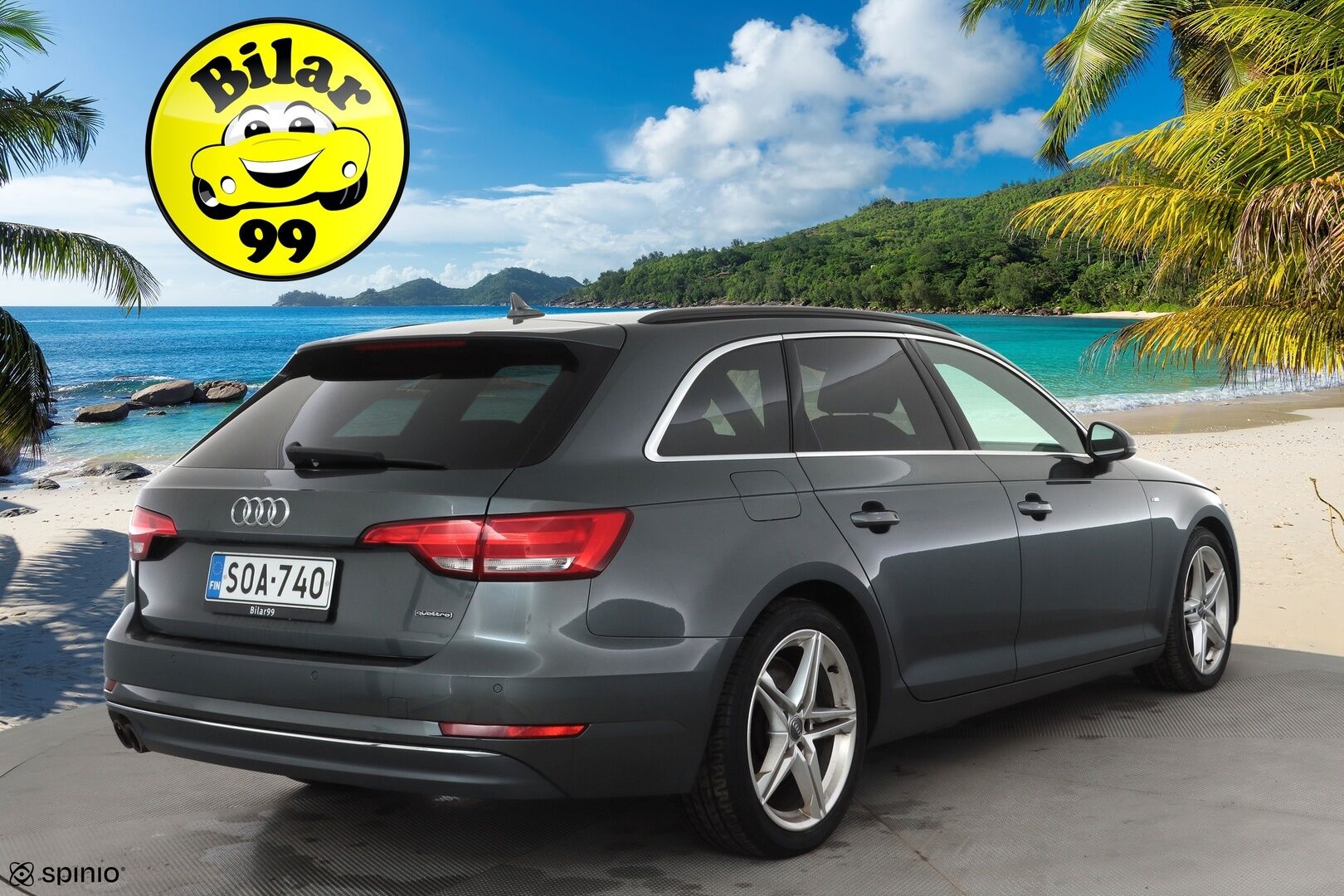 Audi A4 2017 Avant S-Line 2,0 TDI 140 kW quattro S tronic * ACC / Webasto / Digimittaristo / Sporttipenkit / LED / Navi * - Kahdet renkaat aluvanteilla - HULLUT AVAJAISHULINAT KORKOTARJOUS 3,29 %