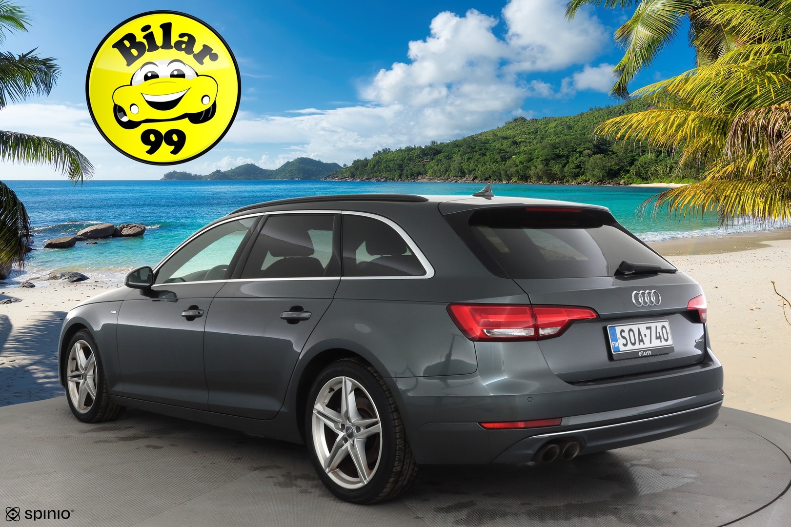 Audi A4 2017 Avant S-Line 2,0 TDI 140 kW quattro S tronic * ACC / Webasto / Digimittaristo / Sporttipenkit / LED / Navi * - Kahdet renkaat aluvanteilla - HULLUT AVAJAISHULINAT KORKOTARJOUS 3,29 %