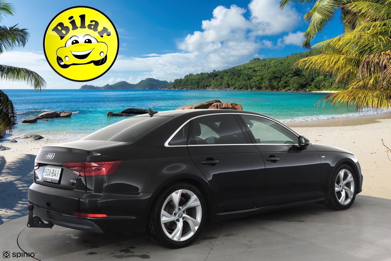 Audi A4 2018 Sedan Business Sport Comfort S line Edition 1,4 TFSI 110 kW S tronic - | Webasto | Taittuva koukku | Sporttipenkit | P.tutkat | Apple & Android | LED | Audi Sound System | Pre Sense | 2x renkaat aluin |