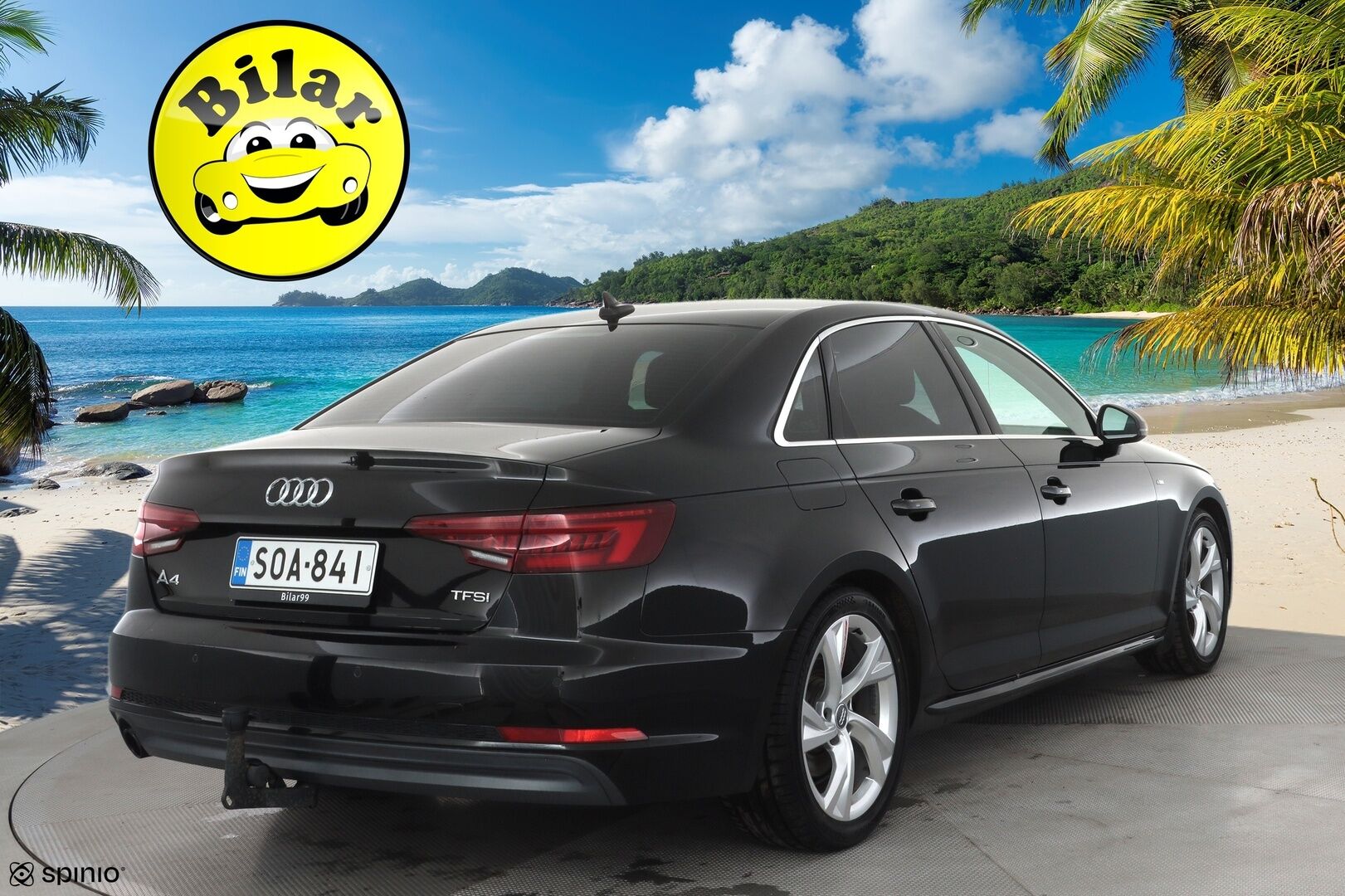 Audi A4 2018 Sedan Business Sport Comfort S line Edition 1,4 TFSI 110 kW S tronic - | Webasto | Taittuva koukku | Sporttipenkit | P.tutkat | Apple & Android | LED | Audi Sound System | Pre Sense | 2x renkaat aluin |