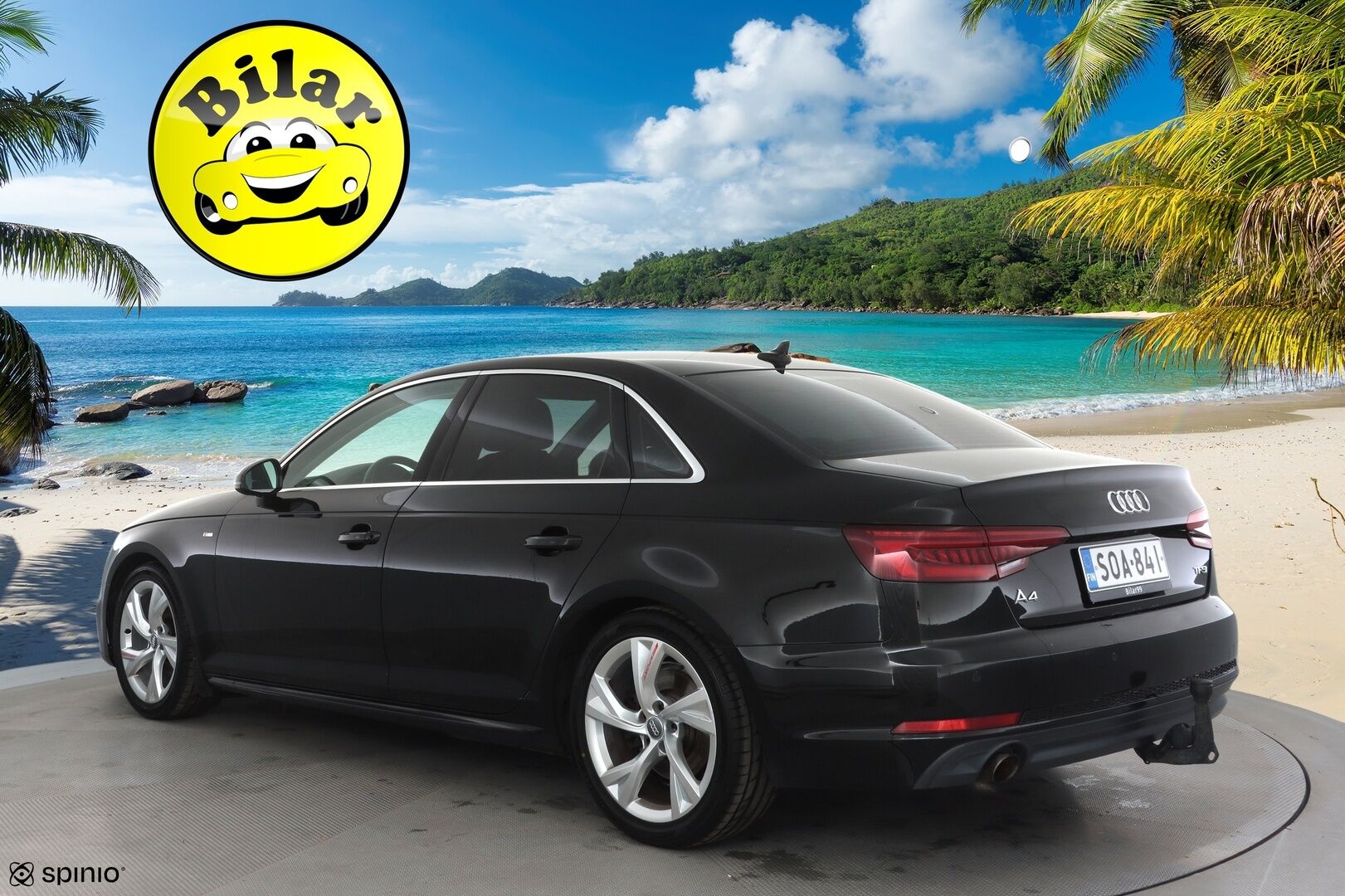 Audi A4 2018 Sedan Business Sport Comfort S line Edition 1,4 TFSI 110 kW S tronic - | Webasto | Taittuva koukku | Sporttipenkit | P.tutkat | Apple & Android | LED | Audi Sound System | Pre Sense | 2x renkaat aluin |