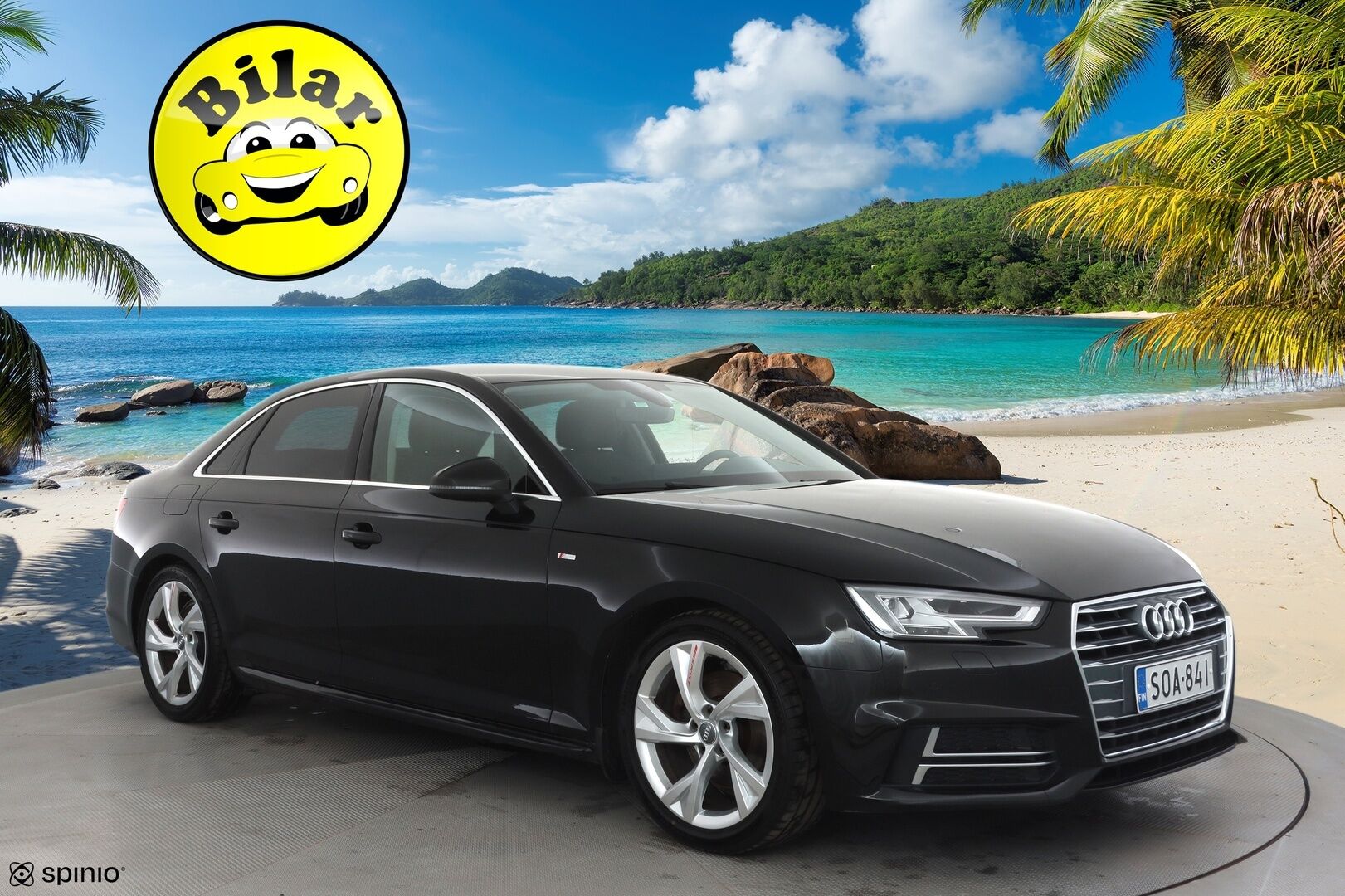 Audi A4 2018 Sedan Business Sport Comfort S line Edition 1,4 TFSI 110 kW S tronic - | Webasto | Taittuva koukku | Sporttipenkit | P.tutkat | Apple & Android | LED | Audi Sound System | Pre Sense | 2x renkaat aluin |