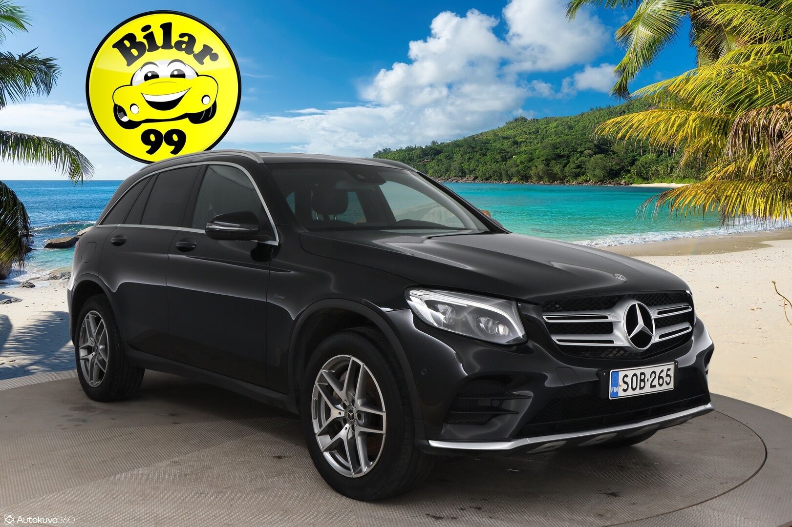 Mercedes-Benz GLC 2018 350 e 4Matic A Premium Business AMG / ILS LED / Nahka/Alcantara / P-kamera / Koukku / Apple&Android - AMG sisä- ja ulkopaketilla / 2-omisteinen Suomi-auto / 