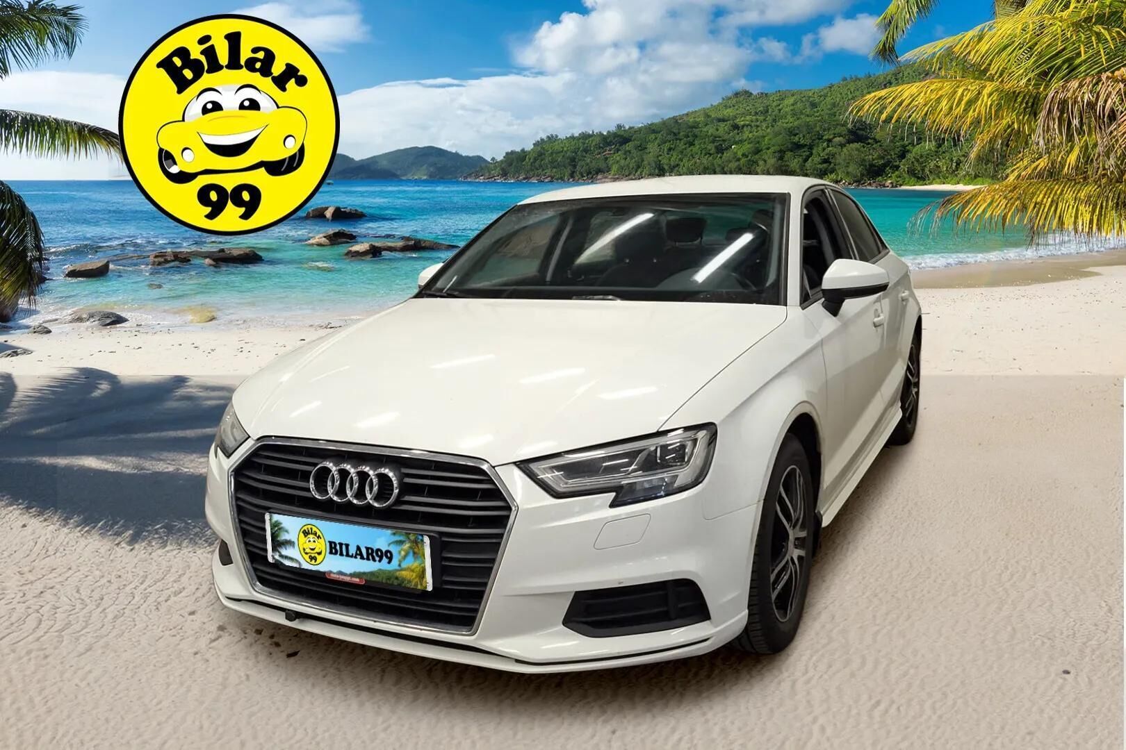 Audi A3 2018 Sedan Pro Business Edition 1,0 TFSI 85 kW S tronic - | Suomi-auto | Vakkari | Huoltokirja | Kahdet renkaat vanteilla | Lohkolämmitin | 
