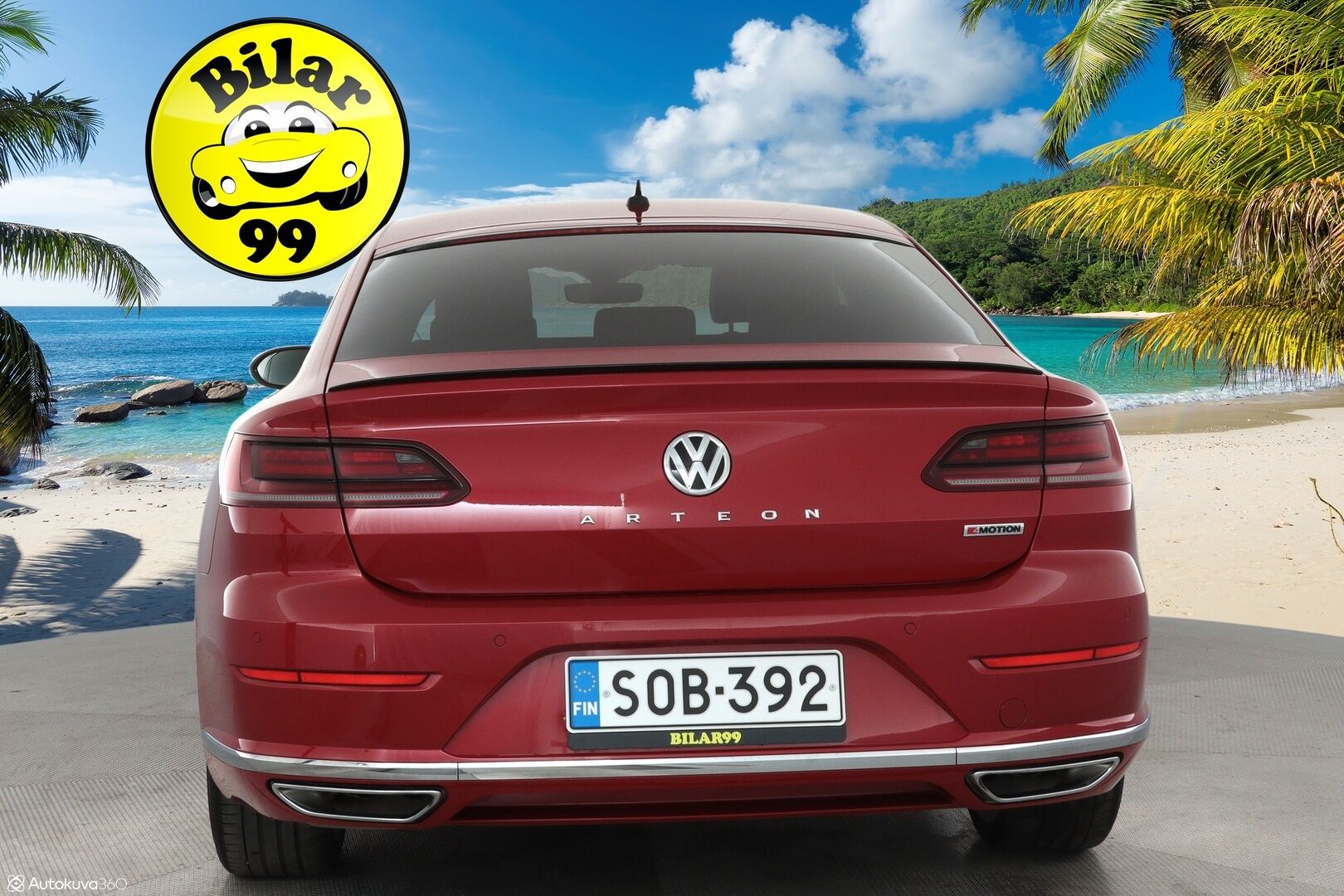 Volkswagen Arteon 2018 R-Line 2,0 TSI 280 hv 4MOTION DSG **HUD / Adapt. vakkari / Webasto / Digimittaristo / 360 Kamera / Hierova muistipenkki** - 3,99 % KORKOTARJOUS TÄHÄN AUTOON - 1-om. Suomi-auto / Merkkihuollettu / Apple&Android / Adapt. LED / Keyless / Nahkasisusta