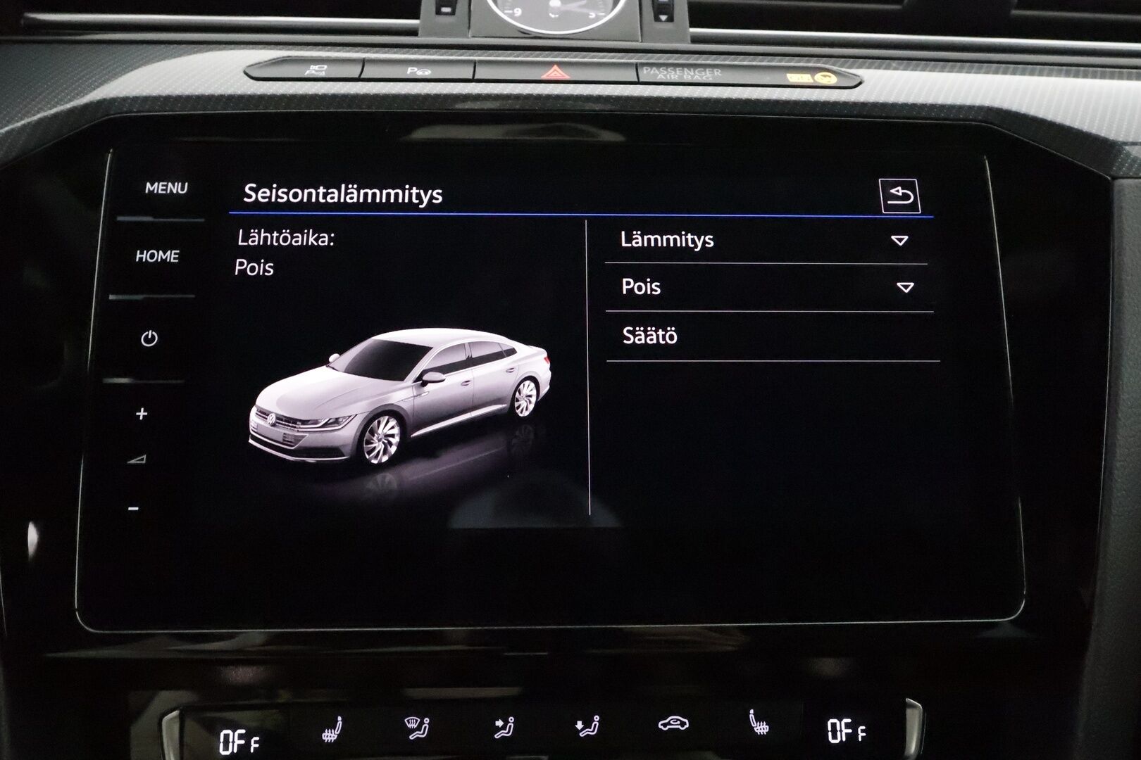 Volkswagen Arteon 2018 R-Line 2,0 TSI 280 hv 4MOTION DSG **HUD / Adapt. vakkari / Webasto / Digimittaristo / 360 Kamera / Hierova muistipenkki** - 3,99 % KORKOTARJOUS TÄHÄN AUTOON - 1-om. Suomi-auto / Merkkihuollettu / Apple&Android / Adapt. LED / Keyless / Nahkasisusta