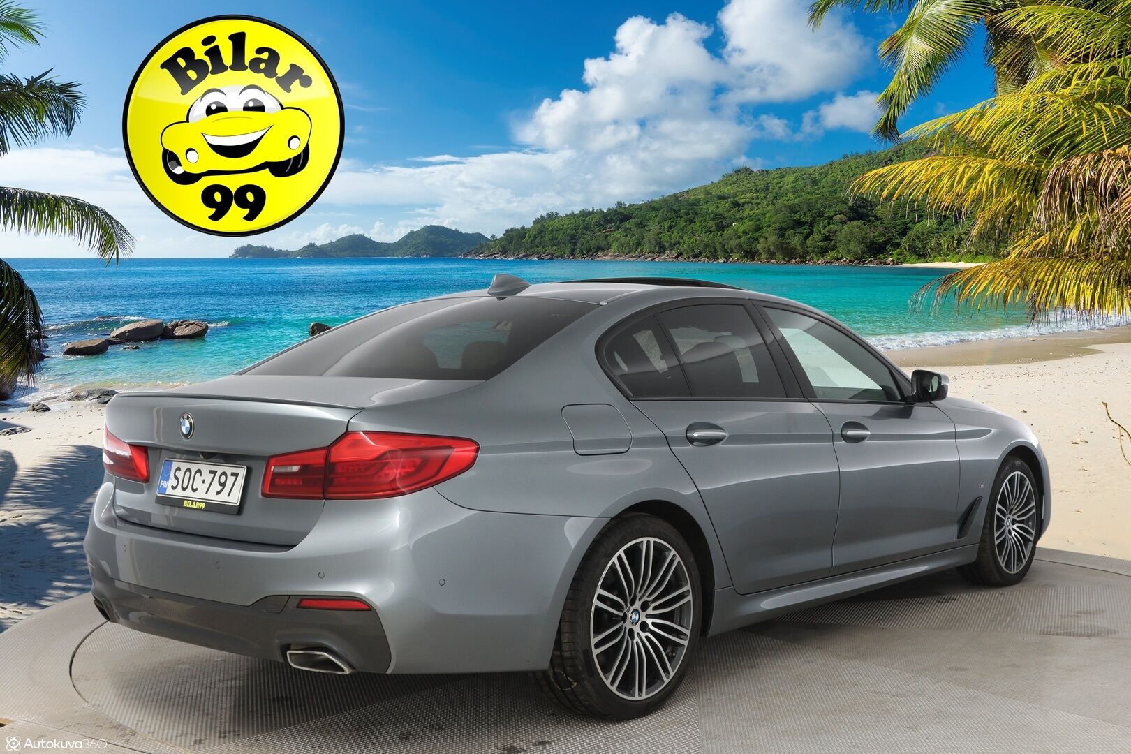 BMW 530 2018 G30 Sedan 530e A iPerformance M-sport - Ilmastoidut Comfort penkit / Kattoluukku / Hifit / P-kamera / Carplay