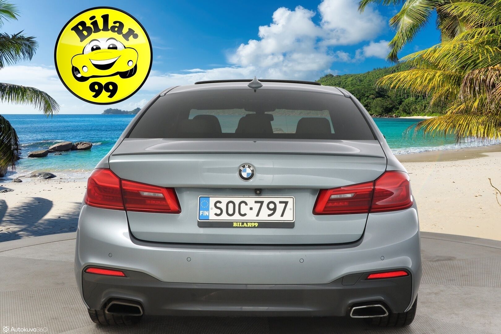 BMW 530 2018 G30 Sedan 530e A iPerformance M-sport - Ilmastoidut Comfort penkit / Kattoluukku / Hifit / P-kamera / Carplay