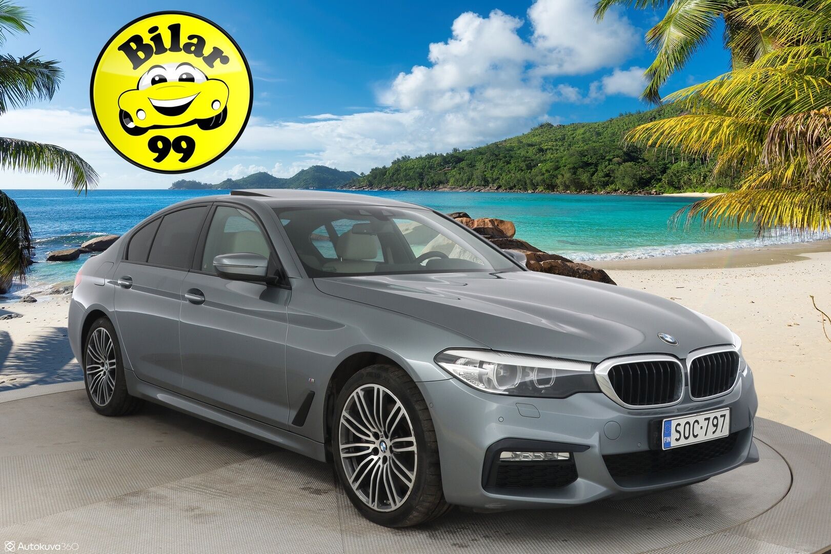 BMW 530 2018 G30 Sedan 530e A iPerformance M-sport - Ilmastoidut Comfort penkit / Kattoluukku / Hifit / P-kamera / Carplay