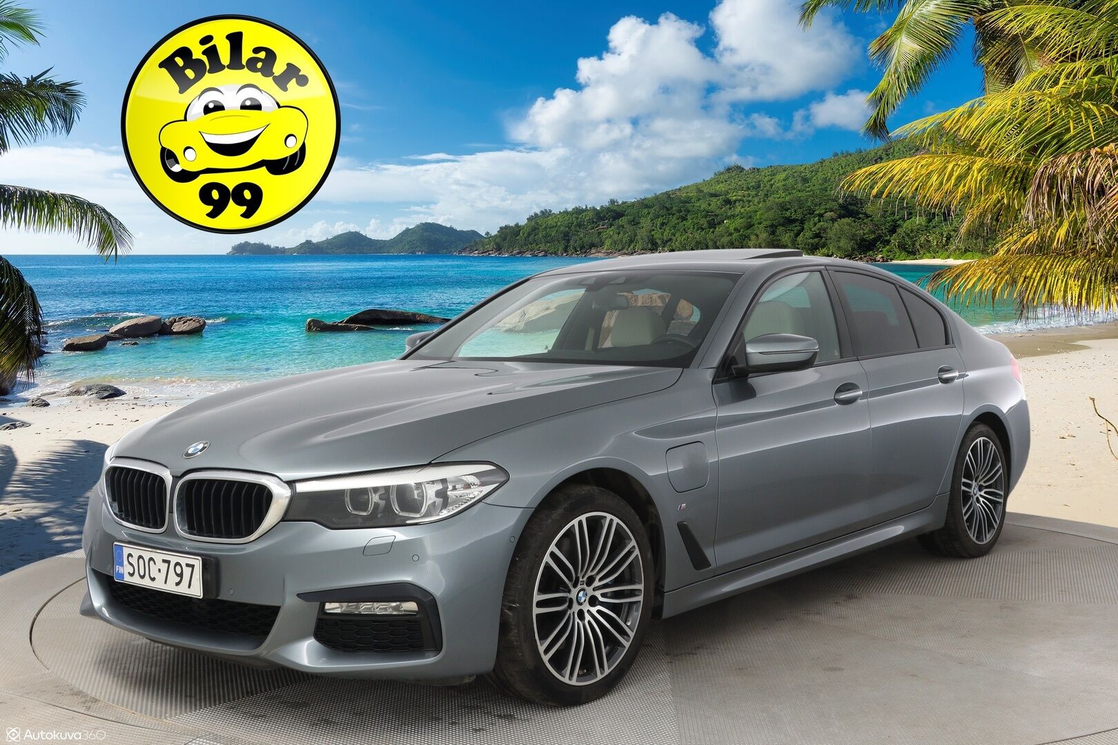 BMW 530 2018 G30 Sedan 530e A iPerformance M-sport - Ilmastoidut Comfort penkit / Kattoluukku / Hifit / P-kamera / Carplay