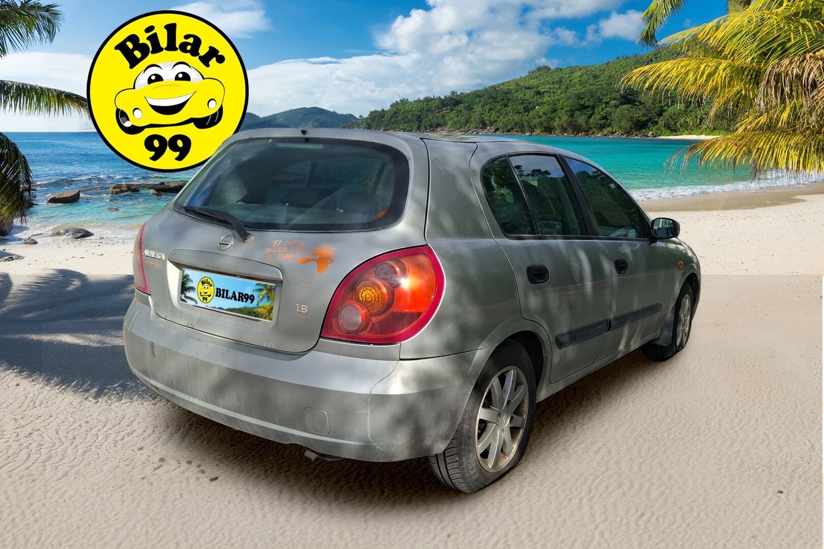Nissan Almera 2004 1,8 Business SportDeck *YritysOulet - Myydään vain Yrityksille* - Hyvin huollettu | Suomi-auto | ilmastointi | Kaukosäätöinen keskuslukitus | 2 x Avain | 2 x  Renkaat
