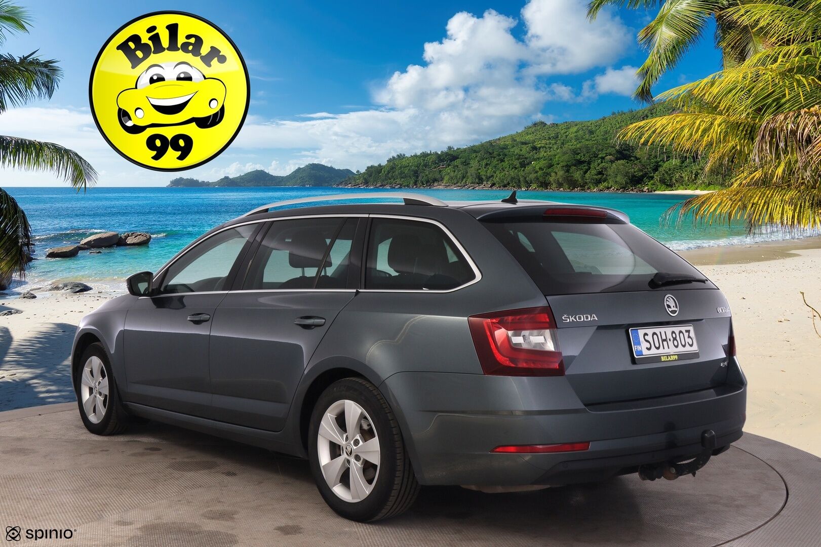 Skoda Octavia 2018 Combi 1,8 TSI 4x4 Style DSG *Webasto / Lämpölasi / Koukku / Keyless go / Ratinlämmitin / P.Kamera* - Hyvin huollettu Suomi-auto! / Kahdet hyväkuntoiset renkaat aluvantein! - HULLU BLACKWEEK KORKOTARJOUS 2,49%