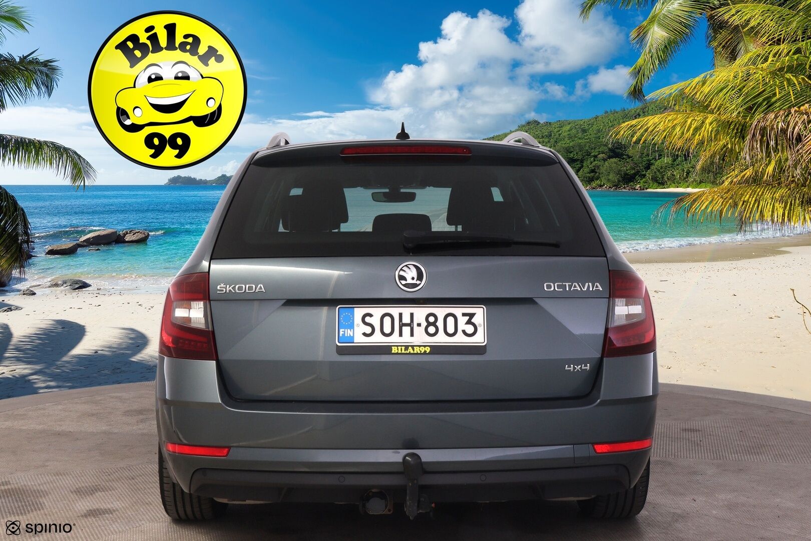 Skoda Octavia 2018 Combi 1,8 TSI 4x4 Style DSG *Webasto / Lämpölasi / Koukku / Keyless go / Ratinlämmitin / P.Kamera* - Hyvin huollettu Suomi-auto! / Kahdet hyväkuntoiset renkaat aluvantein! - HULLU BLACKWEEK KORKOTARJOUS 2,49%