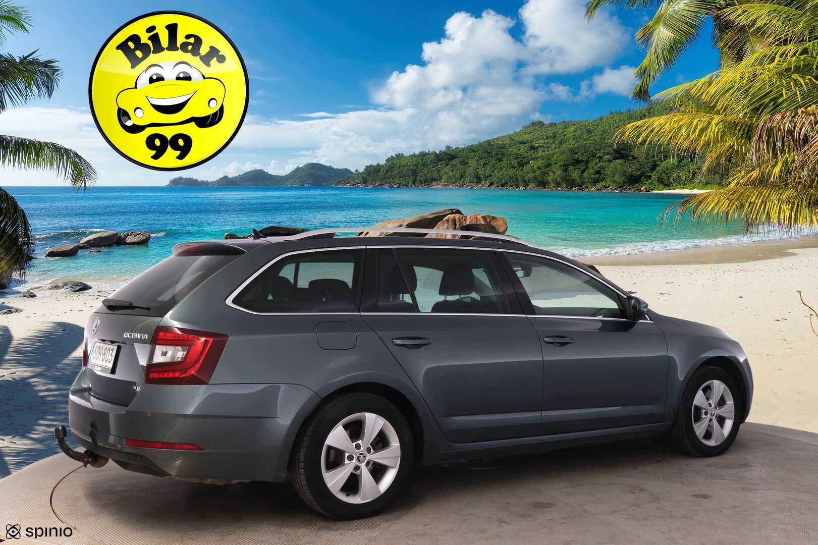 Skoda Octavia 2018 Combi 1,8 TSI 4x4 Style DSG *Webasto / Lämpölasi / Koukku / Keyless go / Ratinlämmitin / P.Kamera* - Hyvin huollettu Suomi-auto! / Kahdet hyväkuntoiset renkaat aluvantein! - HULLU BLACKWEEK KORKOTARJOUS 2,49%