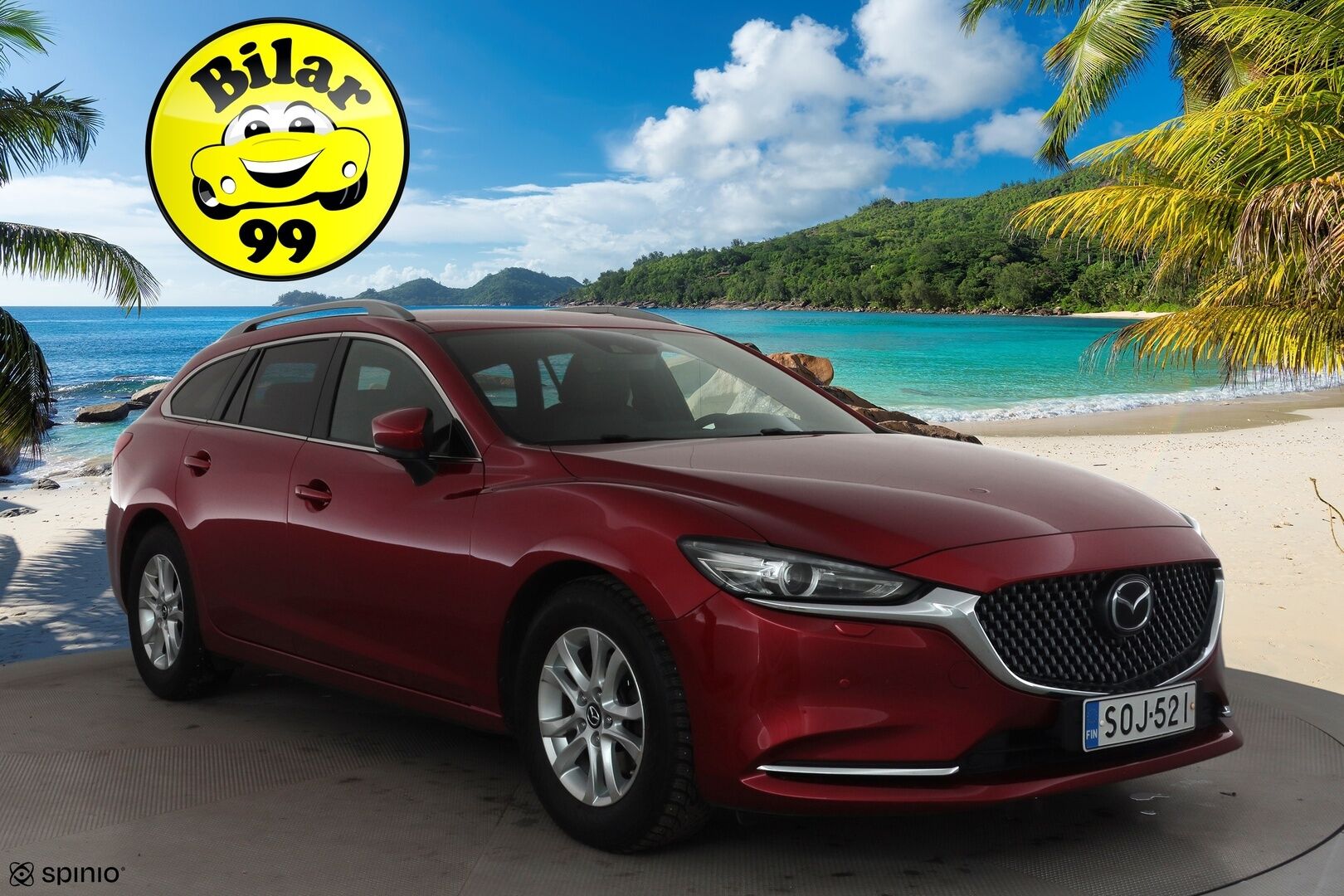 Mazda Mazda6 2019 Sport Wagon 2,5 (194) SKYACTIV-G Signature Business 6AT * Webasto / Koukku / LED / ACC / 360 / Ilmastoitu Muistipenkki * - Bose / HUD / Suomi-auto / Kahdet renkaat 