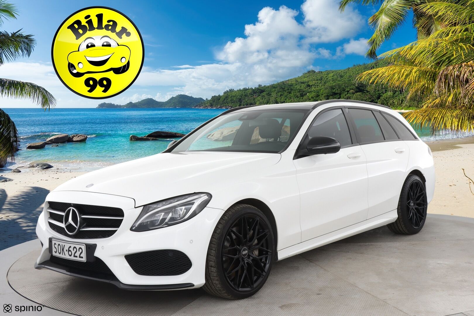 Mercedes-Benz C 2016 250 d 4Matic A AMG Premium Edition * Webasto / 360-Kamera / Burmester / Airmatic / Panorama / Koukku - Loisto neliveto / Kattavasti varusteltu / Huippu siisti!