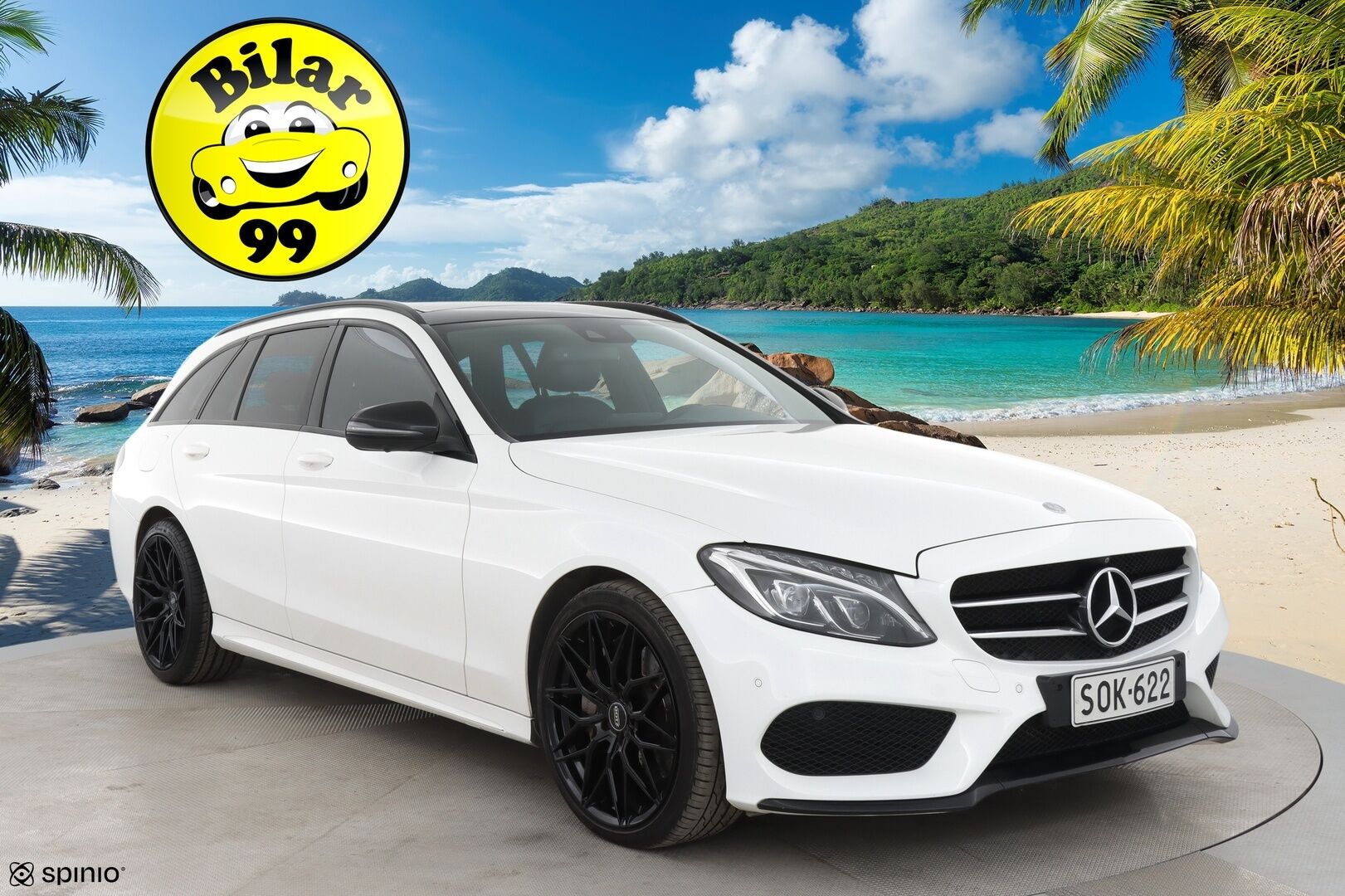 Mercedes-Benz C 2016 250 d 4Matic A AMG Premium Edition * Webasto / 360-Kamera / Burmester / Airmatic / Panorama / Koukku - Loisto neliveto / Kattavasti varusteltu / Huippu siisti!