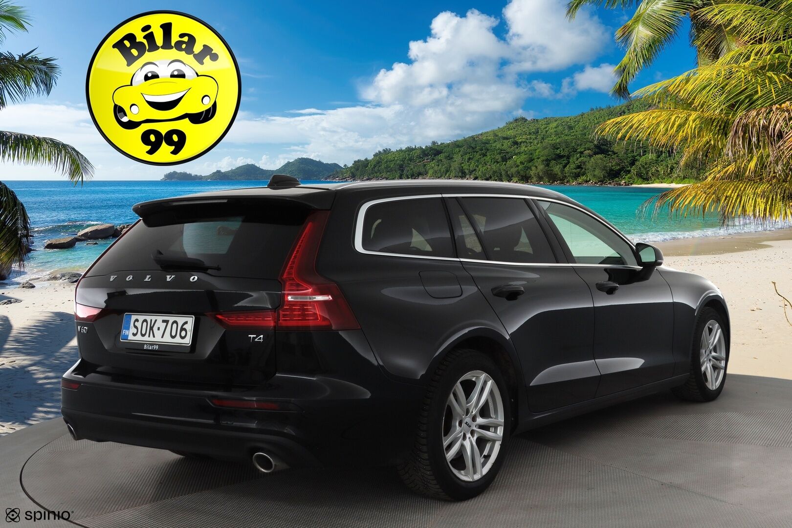 Volvo V60 2020 T4 Business aut * ACC / P.kamera / LED / Navi / Vaaleat nahat / Webasto / KeylessGo * - 1.Om Suomi-auto / Kahdet renkaat aluvanteilla / Merkkihuollettu - Osta nyt, maksa vasta ensi vuonna