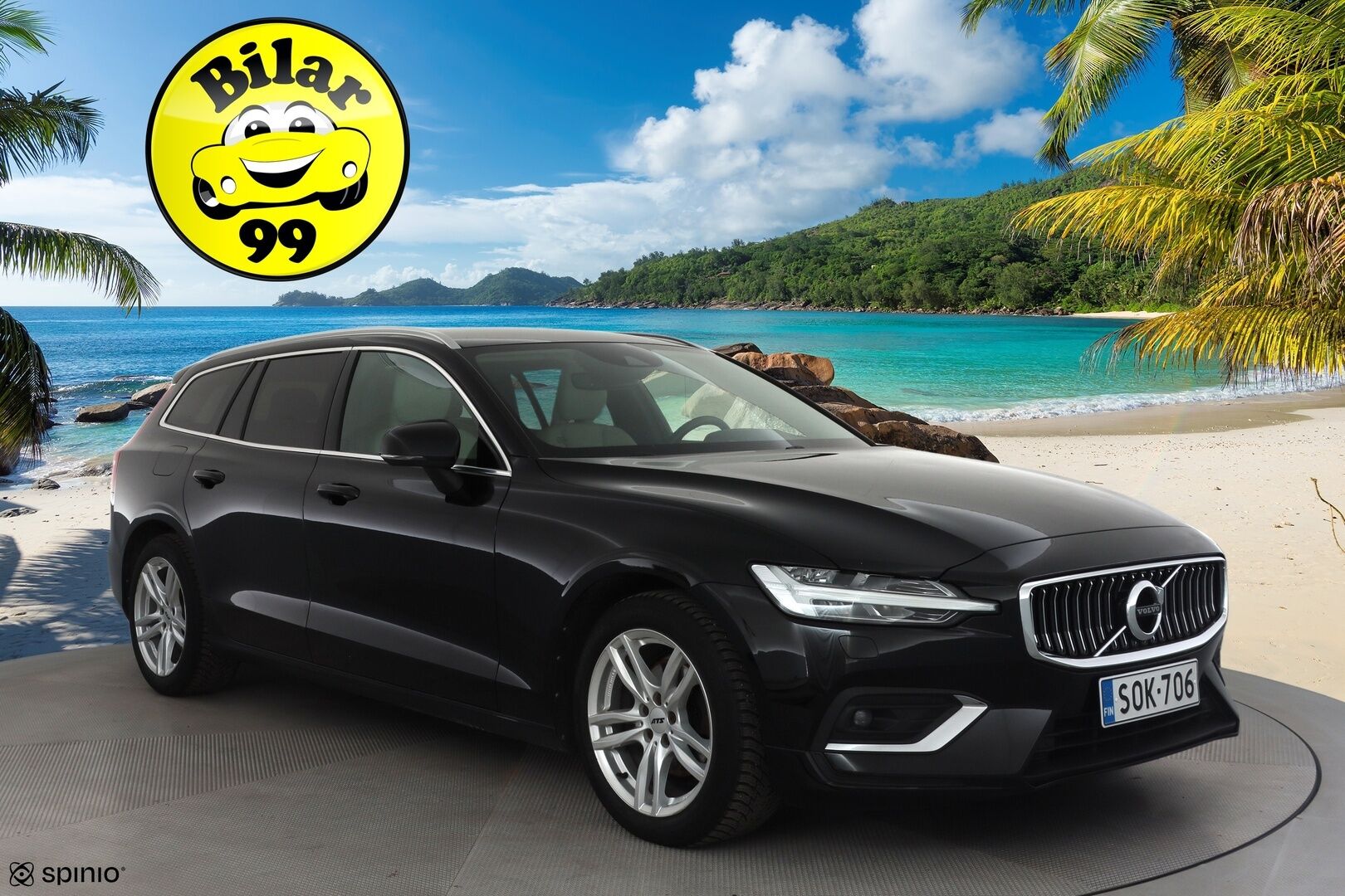 Volvo V60 2020 T4 Business aut * ACC / P.kamera / LED / Navi / Vaaleat nahat / Webasto / KeylessGo * - 1.Om Suomi-auto / Kahdet renkaat aluvanteilla / Merkkihuollettu - Osta nyt, maksa vasta ensi vuonna