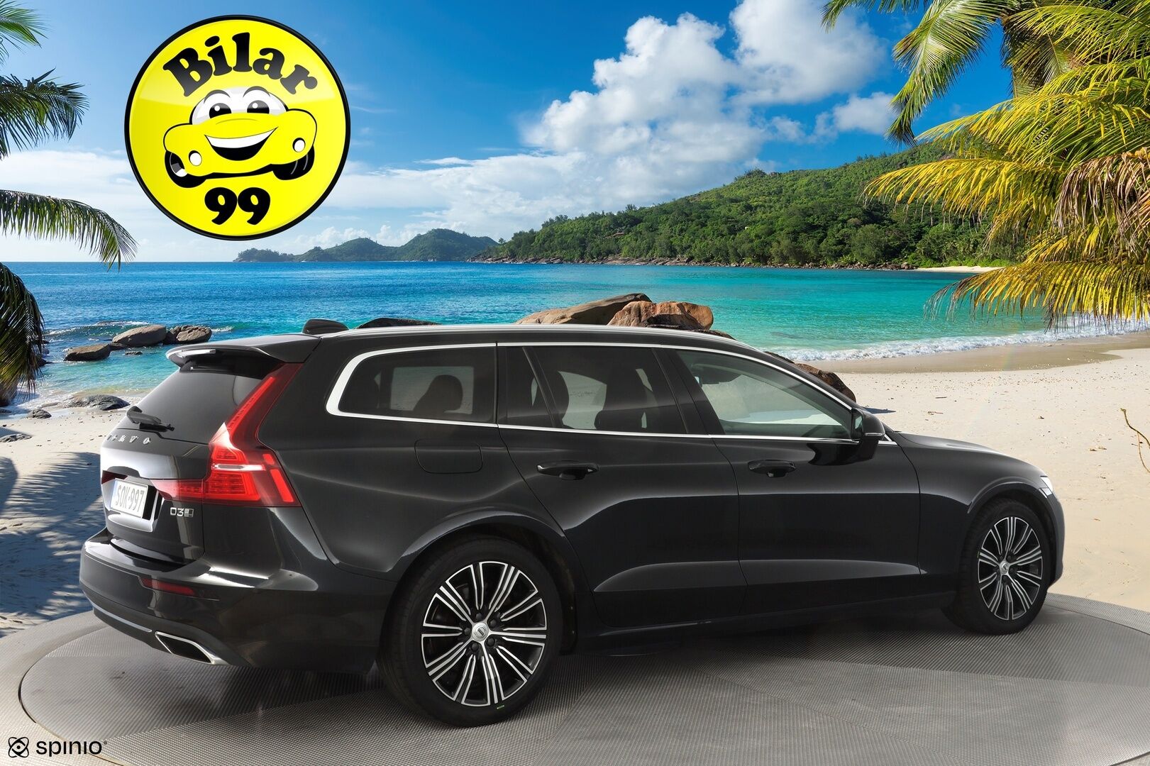Volvo V60 2020 D3 AWD Business Inscription aut * ACC / Webasto / Vetokoukku / Nahkasisusta / Muistipenkki * - Suomi-auto / Merkkiliikkeen huoltokirja / Jakohihna 133tkm 4/25