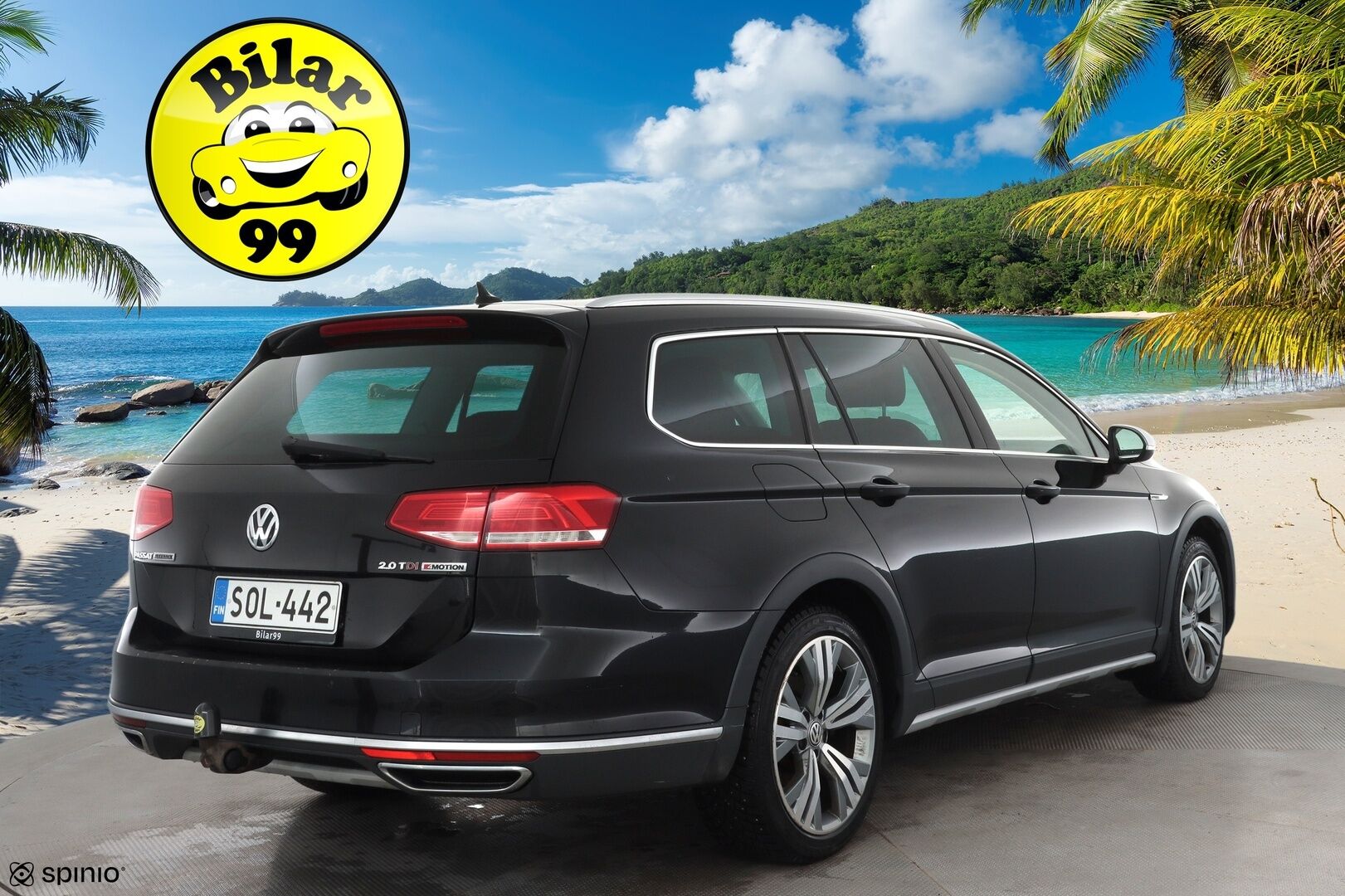 Volkswagen Passat 2018 Variant Alltrack 2,0 TDI 140 kW (190 hv) 4MOTION DSG * ACC / Webasto / Koukku / P.kamera / Ergocomfort penkki / LED * - Kahdet Renkaat