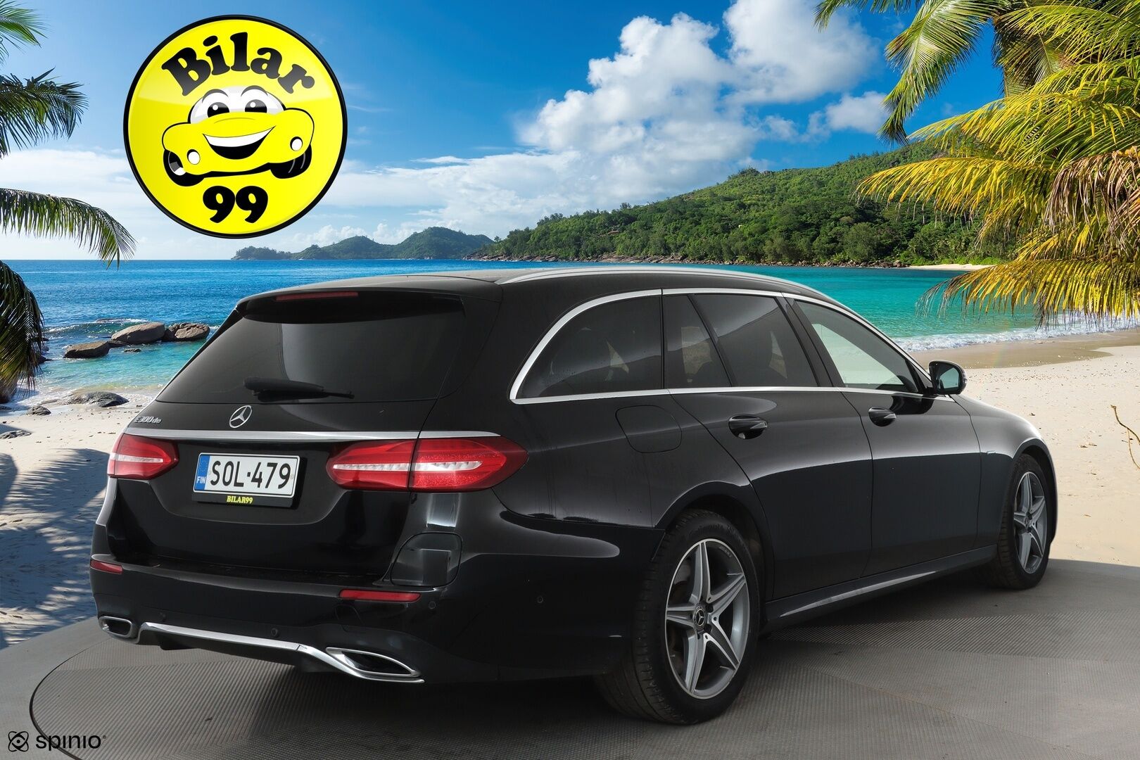 Mercedes-Benz E 2019 300 de T A Business AMG EQ Power **Panorama / ACC / Multibeam / Burmester / 360° / Sportnahat Muistilla / Widescreen** - Kahdet Renkaat / **KOVILLA KAMOILLA**